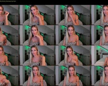 milfblondy — 8 minute Chaturbate female cam show recording, 720p, May 19, 2024