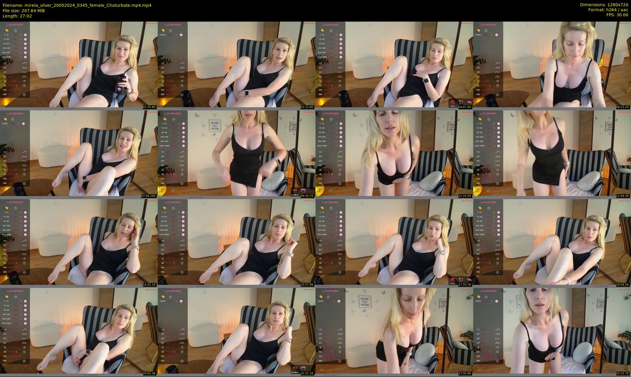 mirela_silver — 28 minute Chaturbate female cam show recording, 720p, May 20, 2024