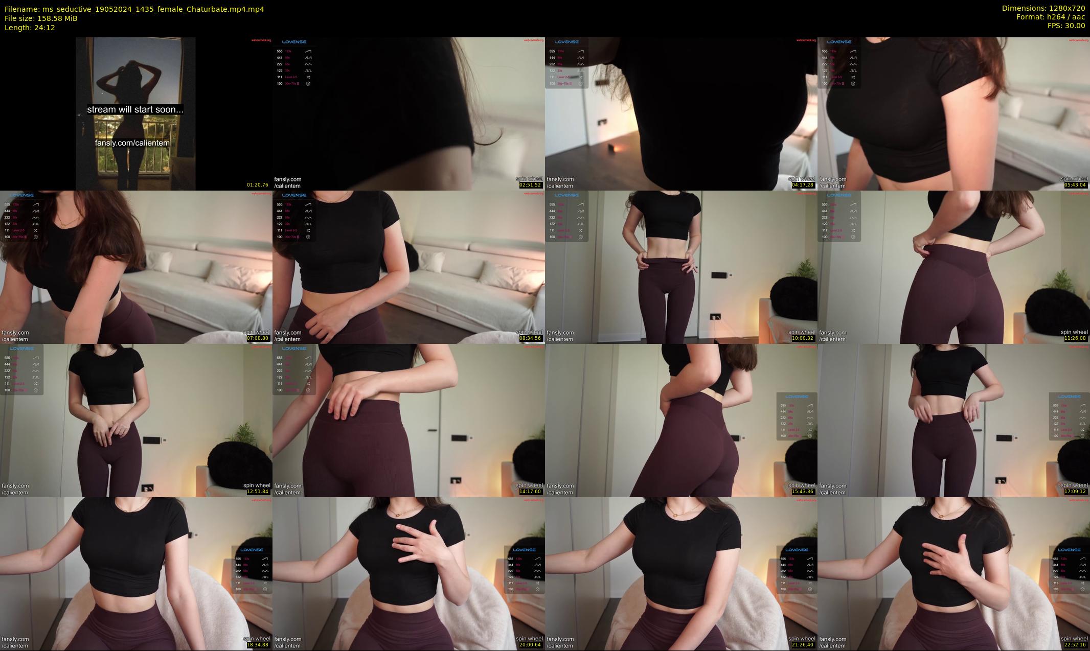 ms_seductive — 25 minute Chaturbate female cam show recording, 720p, May 19, 2024