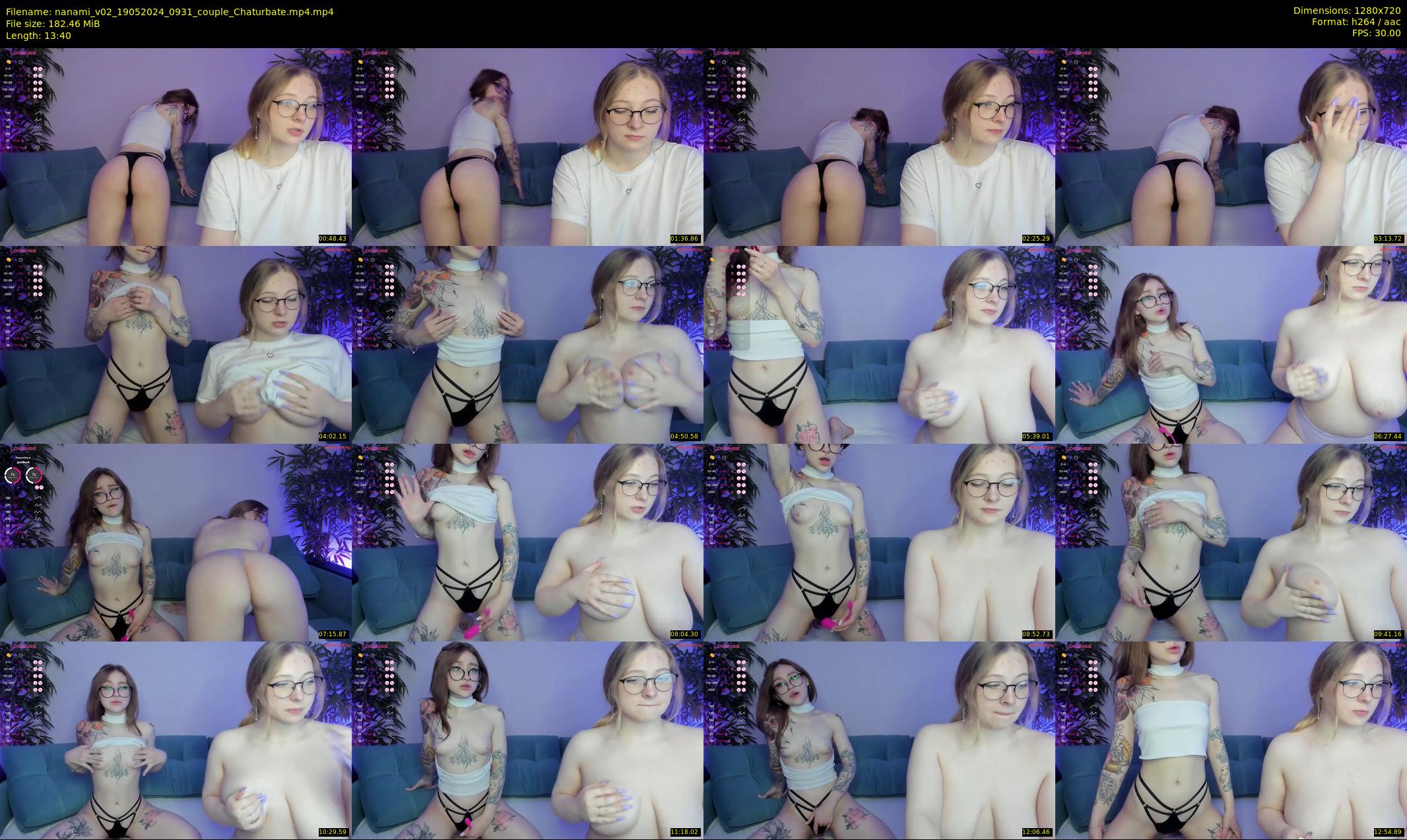 nanami_v02 — 14 minute Chaturbate couple cam show recording, 720p, May 19, 2024