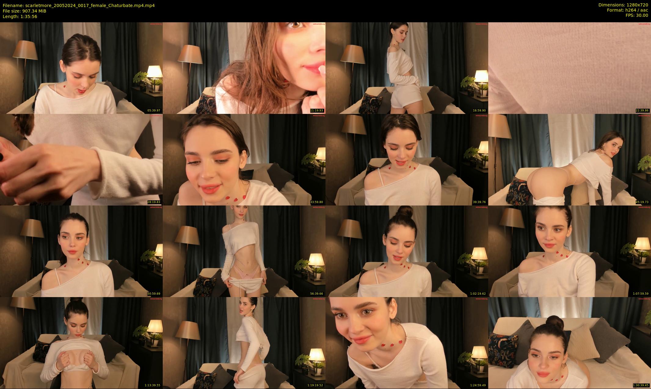 scarletmore — 96 minute Chaturbate female cam show recording, 720p, May 20, 2024