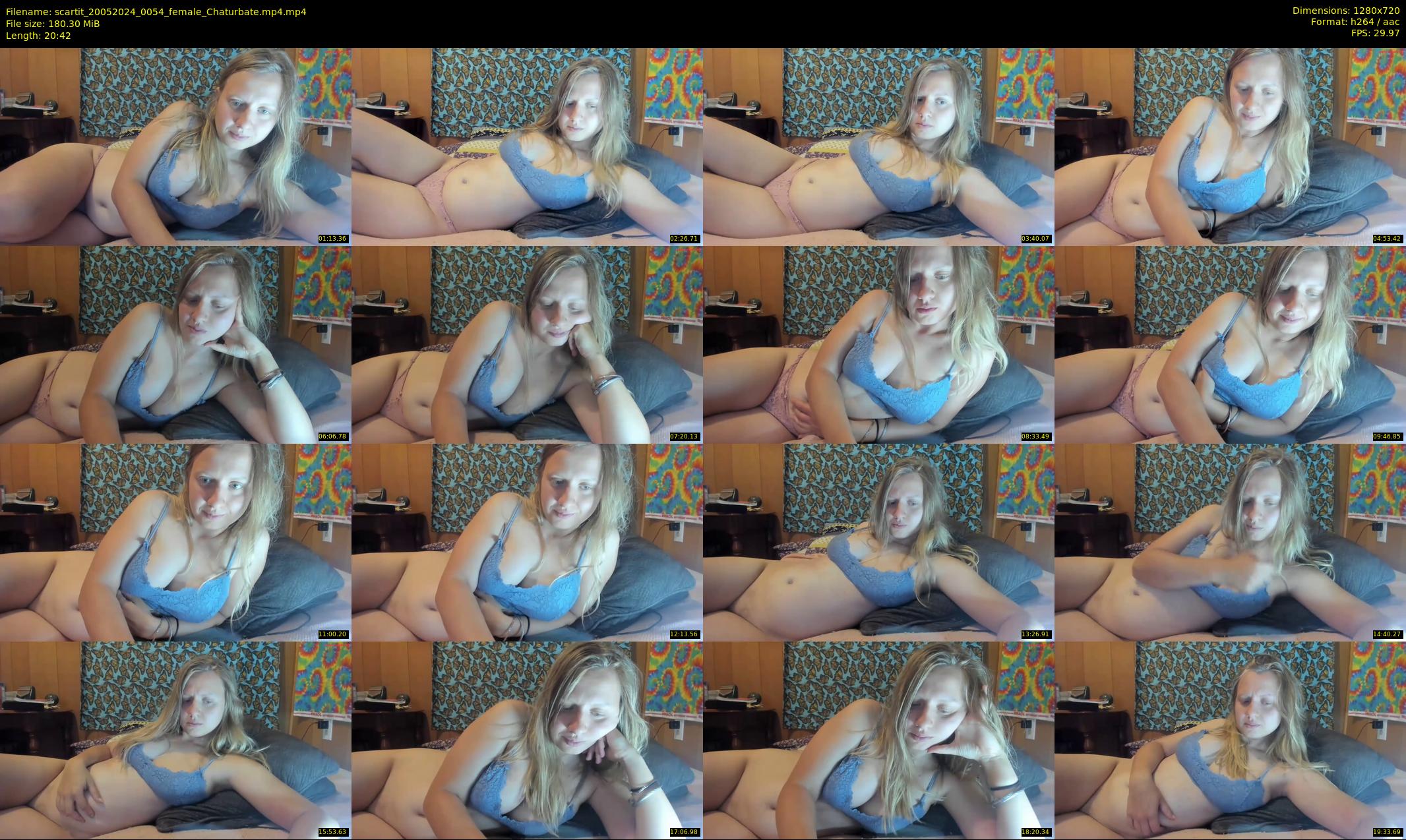 scartit — 21 minute Chaturbate female cam show recording, 720p, May 20, 2024