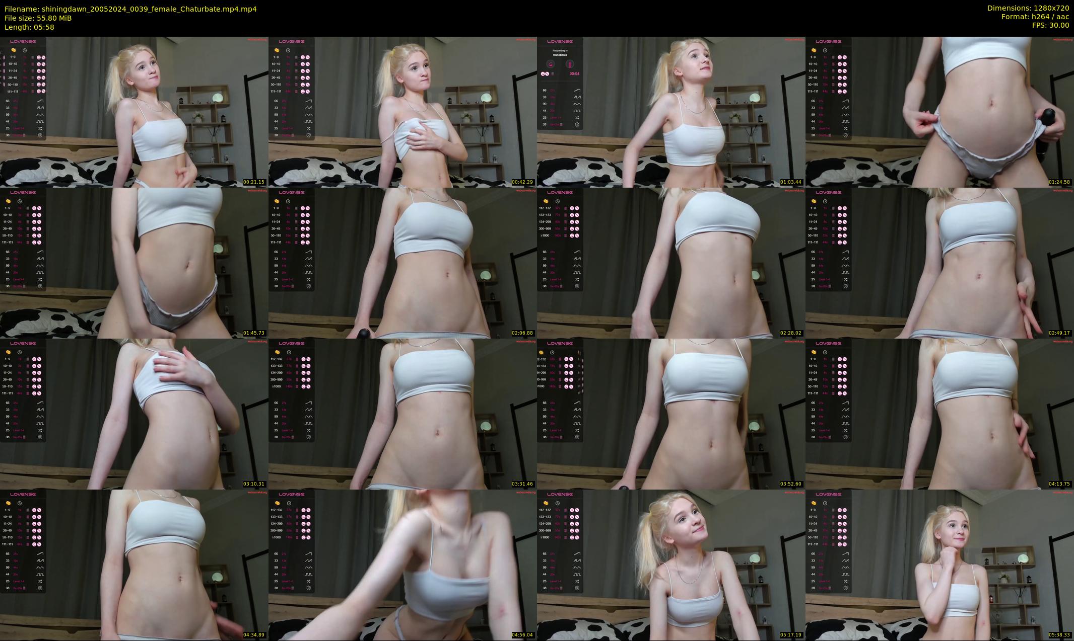 shiningdawn — 6 minute Chaturbate female cam show recording, 720p, May 20, 2024