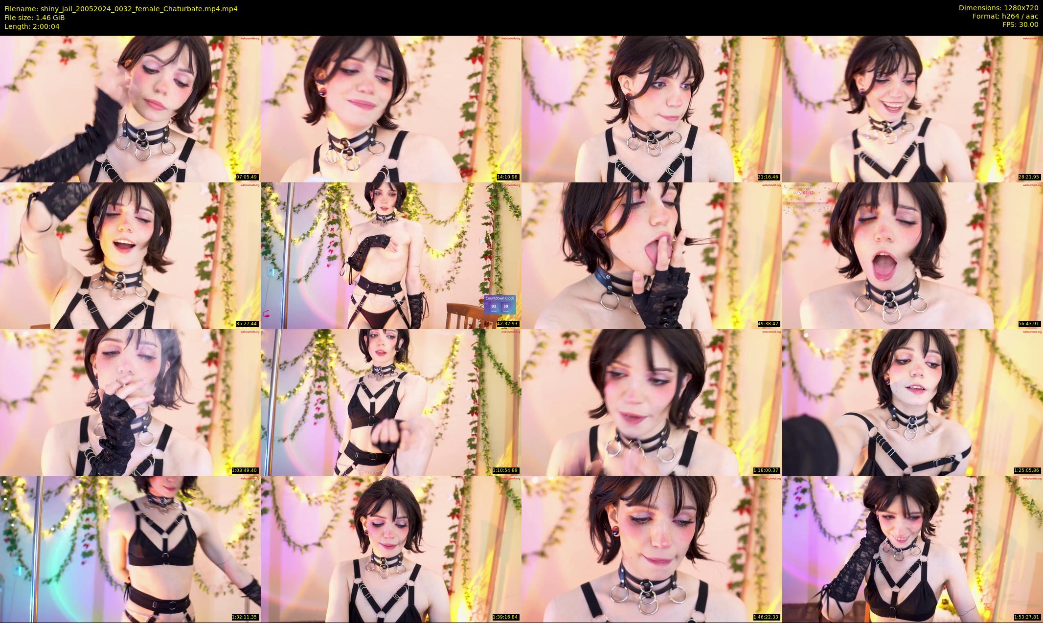 shiny_jail — 121 minute Chaturbate female cam show recording, 720p, May 20, 2024