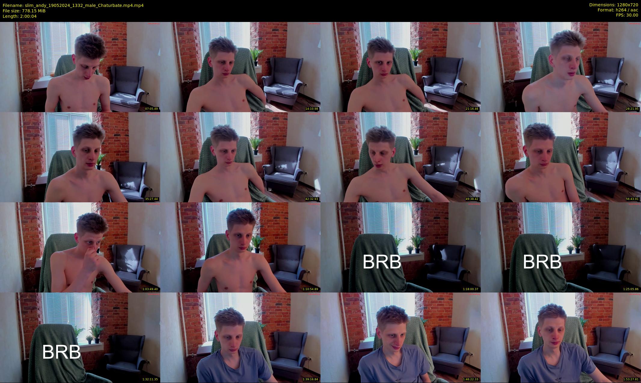 slim_andy — 121 minute Chaturbate male cam show recording, 720p, May 19, 2024