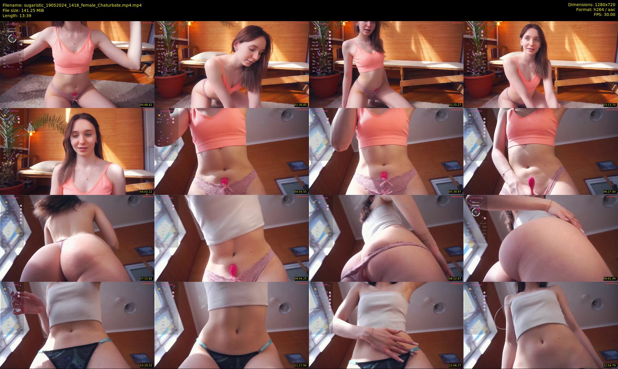 sugaristic — 14 minute Chaturbate female cam show recording, 720p, May 19, 2024