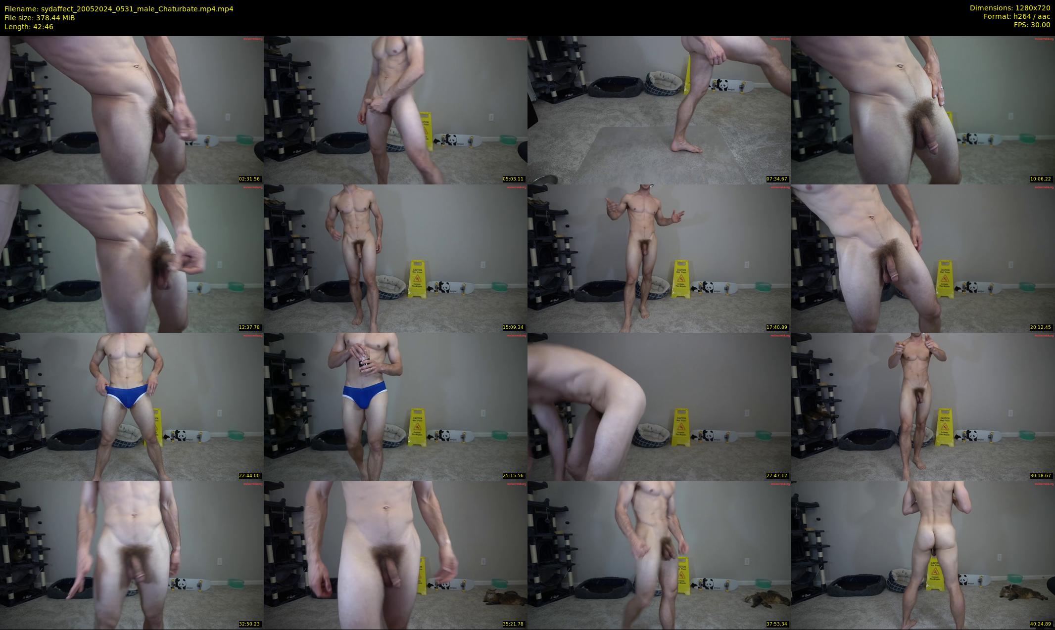 sydaffect — 43 minute Chaturbate male cam show recording, 720p, May 20, 2024