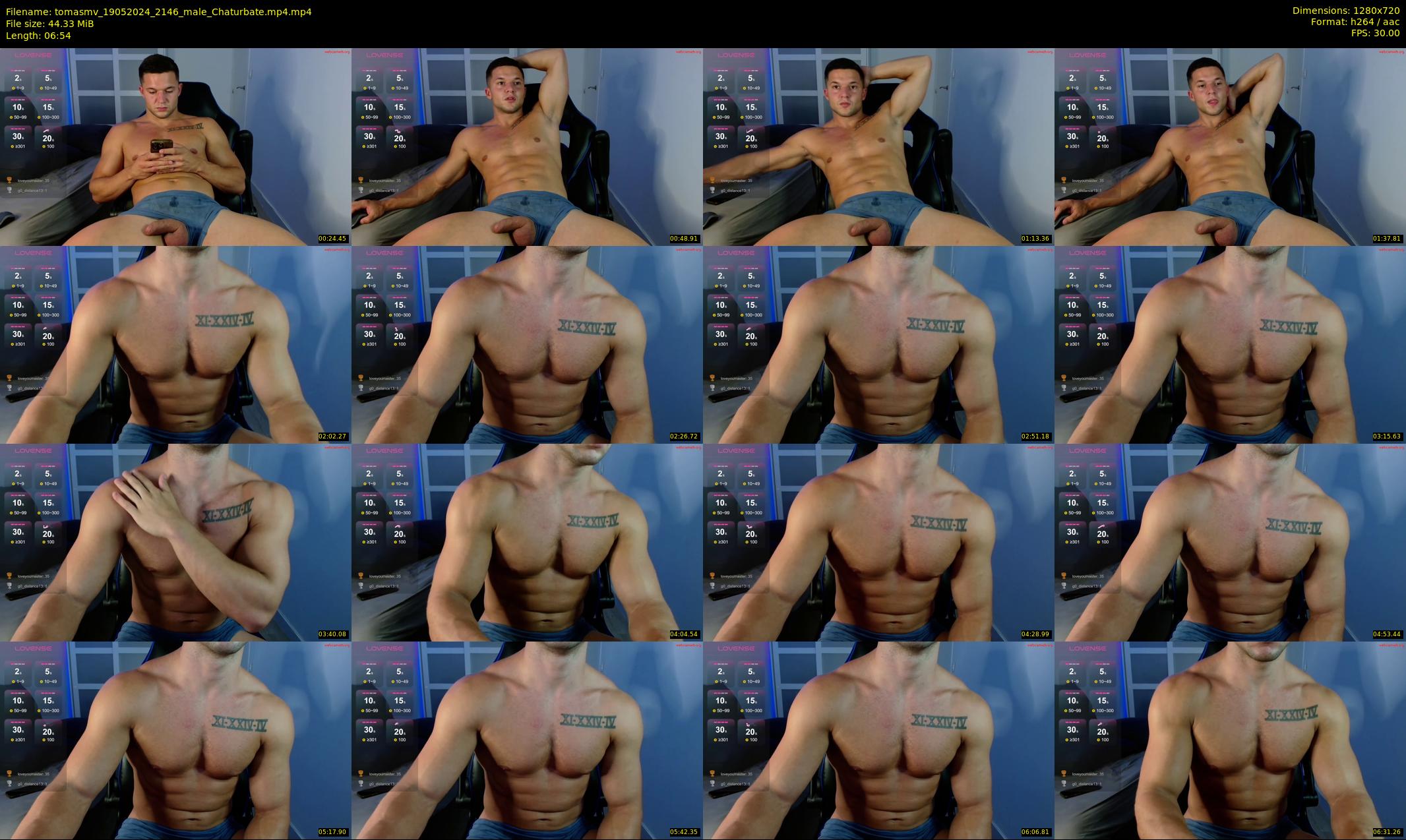 tomasmv — 7 minute Chaturbate male cam show recording, 720p, May 19, 2024