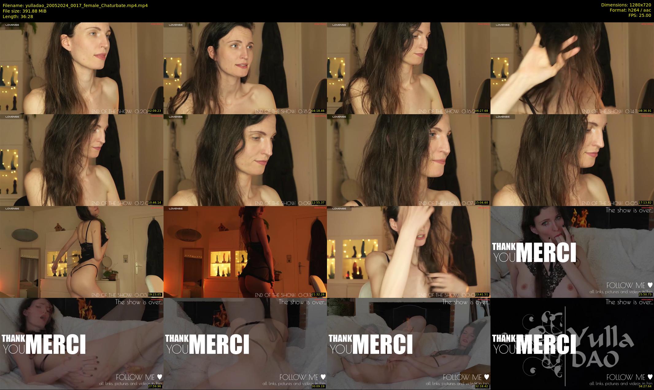 yulladao — 37 minute Chaturbate female cam show recording, 720p, May 20, 2024