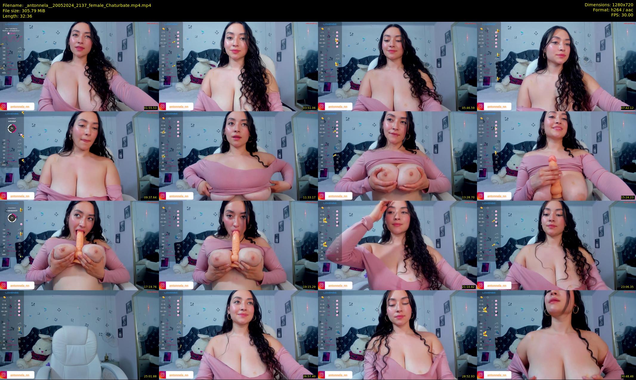 _antonnela_ — 33 minute Chaturbate female cam show recording, 720p, May 20, 2024