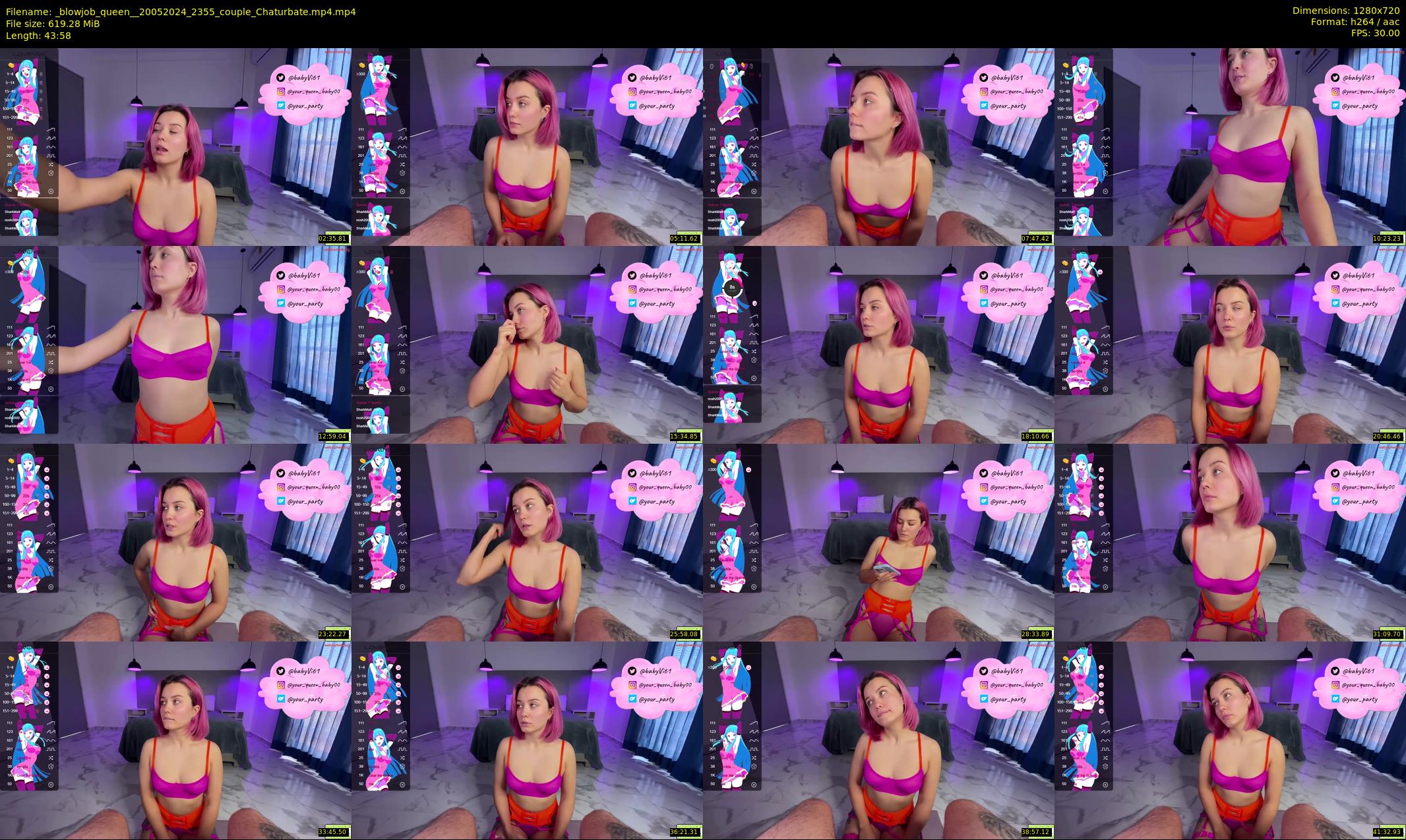_blowjob_queen_ — 44 minute Chaturbate couple cam show recording, 720p, May 20, 2024