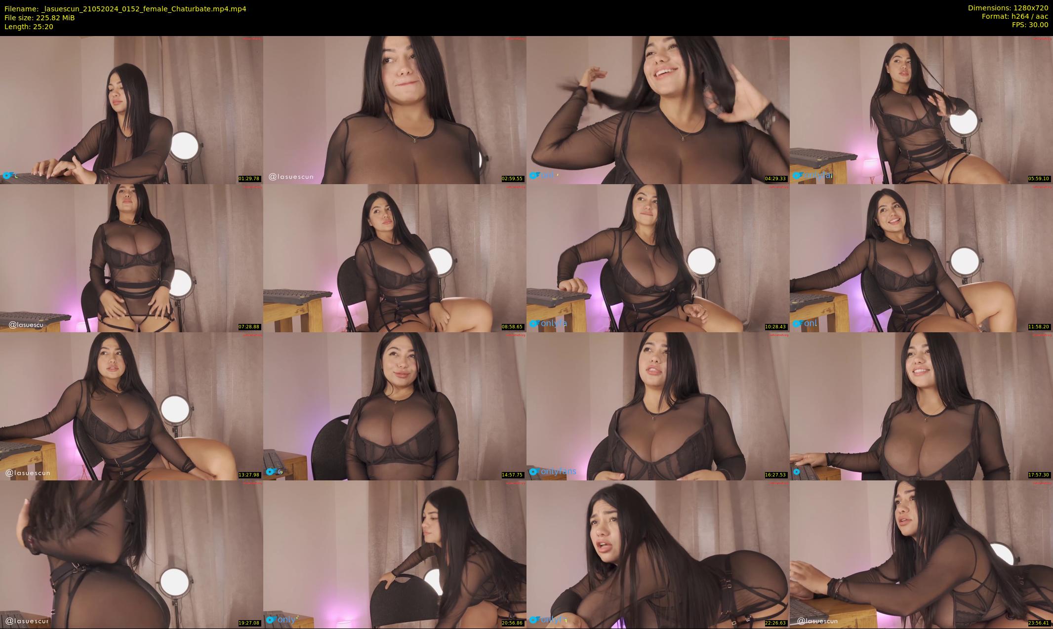 _lasuescun — 26 minute Chaturbate female cam show recording, 720p, May 21, 2024