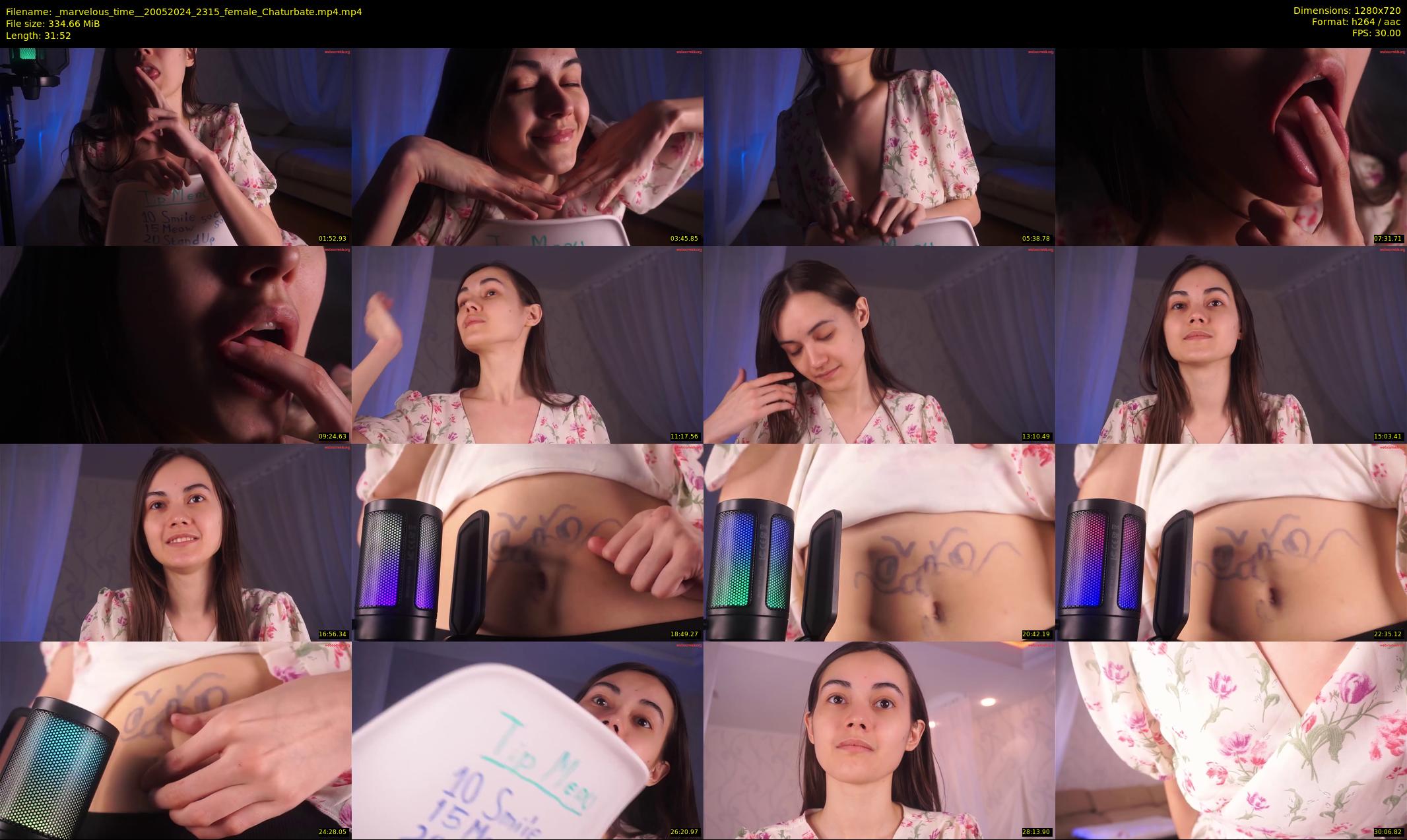 _marvelous_time_ — 32 minute Chaturbate female cam show recording, 720p, May 20, 2024