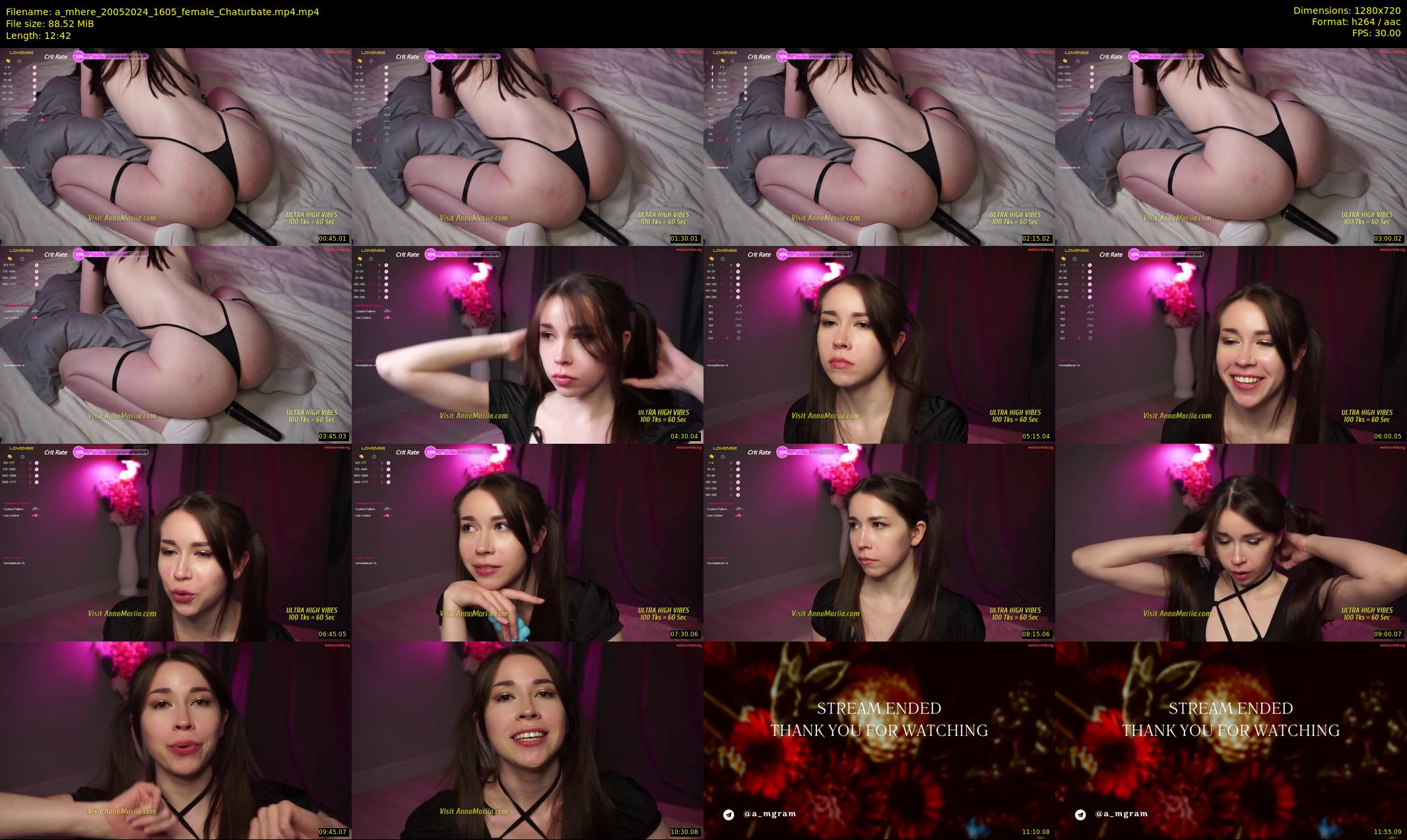 a_mhere — 13 minute Chaturbate couple cam show recording, 720p, May 20, 2024