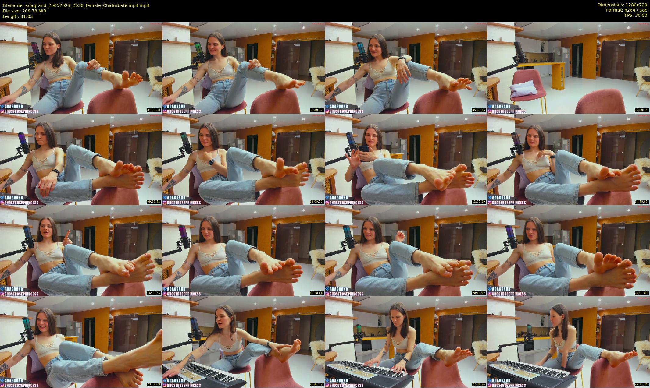 adagrand — 32 minute Chaturbate female cam show recording, 720p, May 20, 2024