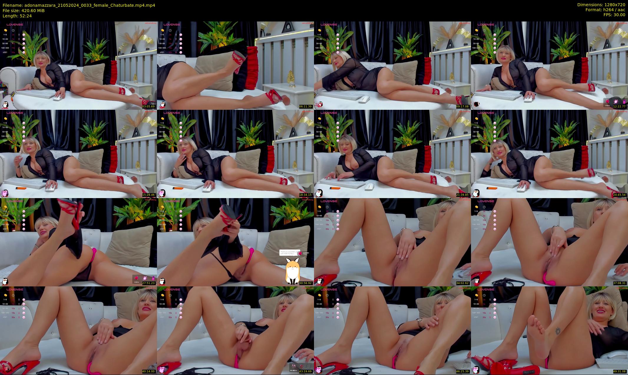 adonamazzara — 53 minute Chaturbate female cam show recording, 720p, May 21, 2024