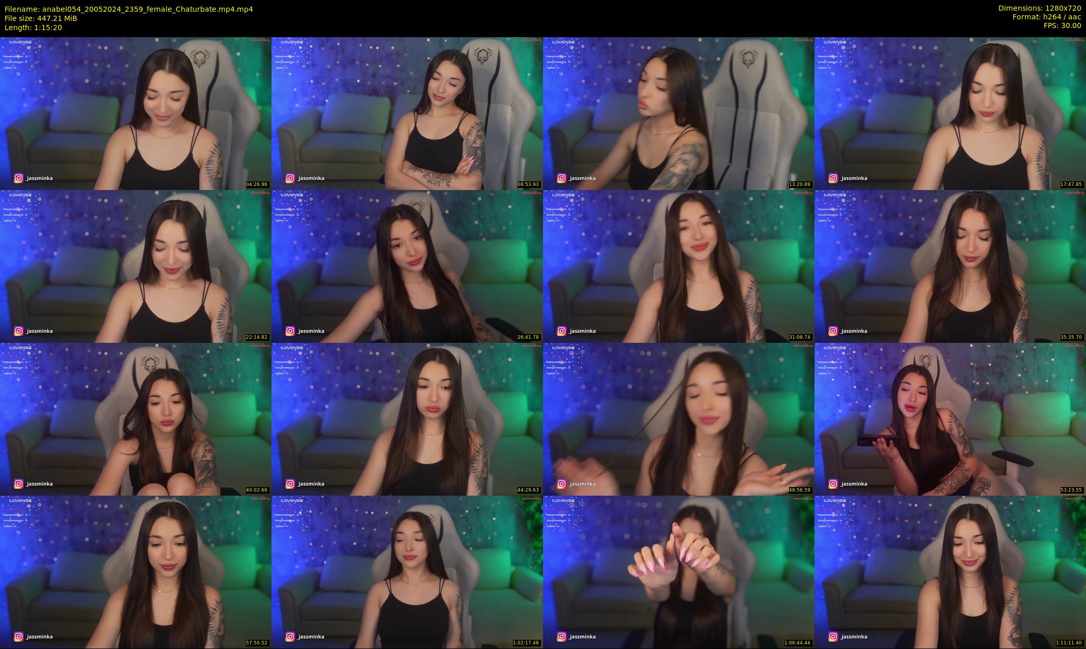 anabel054 — 76 minute Chaturbate female cam show recording, 720p, May 20, 2024