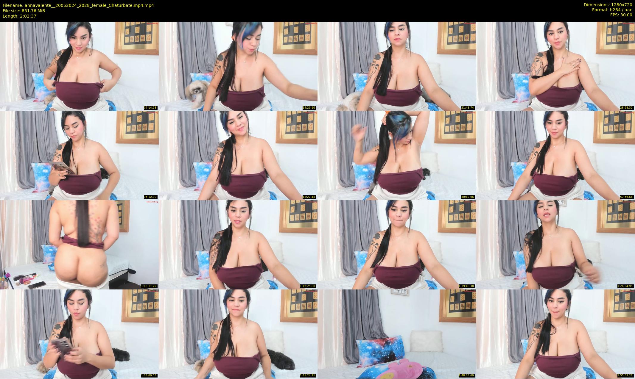 annavalente_ — 123 minute Chaturbate female cam show recording, 720p, May 20, 2024