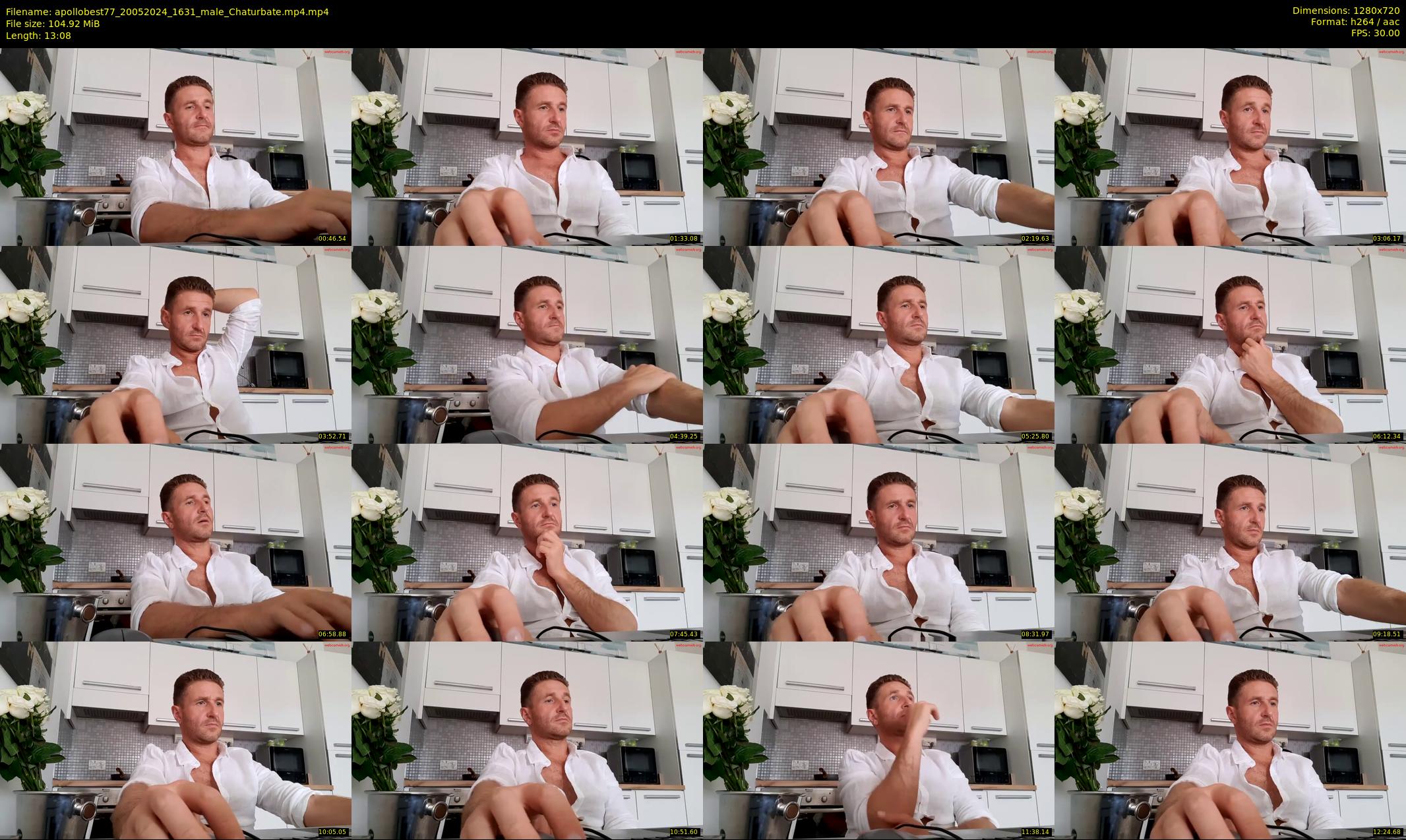 apollobest77 — 14 minute Chaturbate male cam show recording, 720p, May 20, 2024