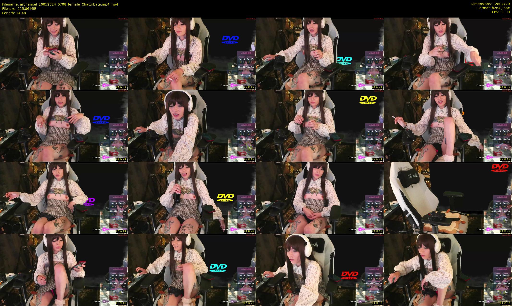 archancel — 15 minute Chaturbate female cam show recording, 720p, May 20, 2024