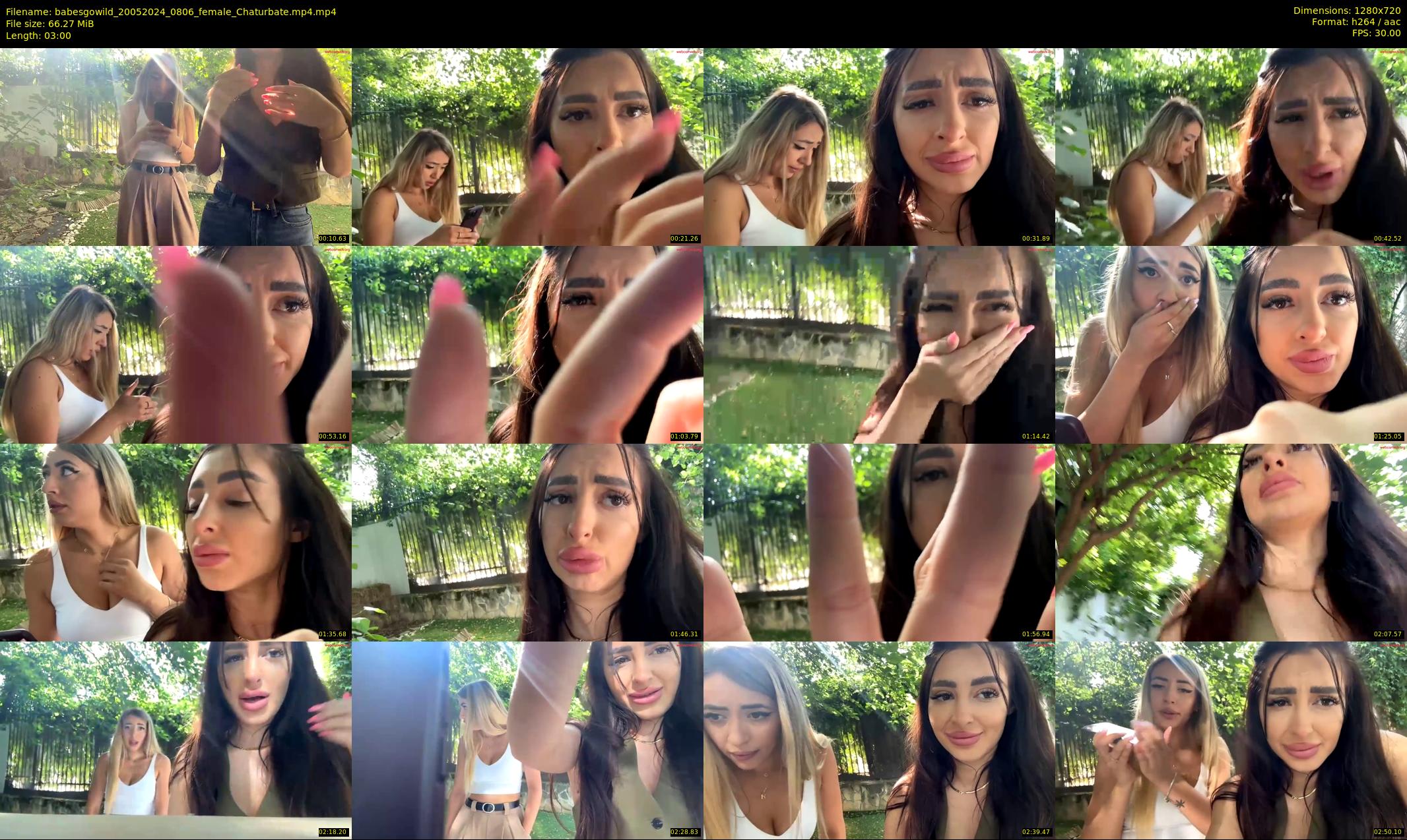 babesgowild — 3 minute Chaturbate couple cam show recording, 720p, May 20, 2024