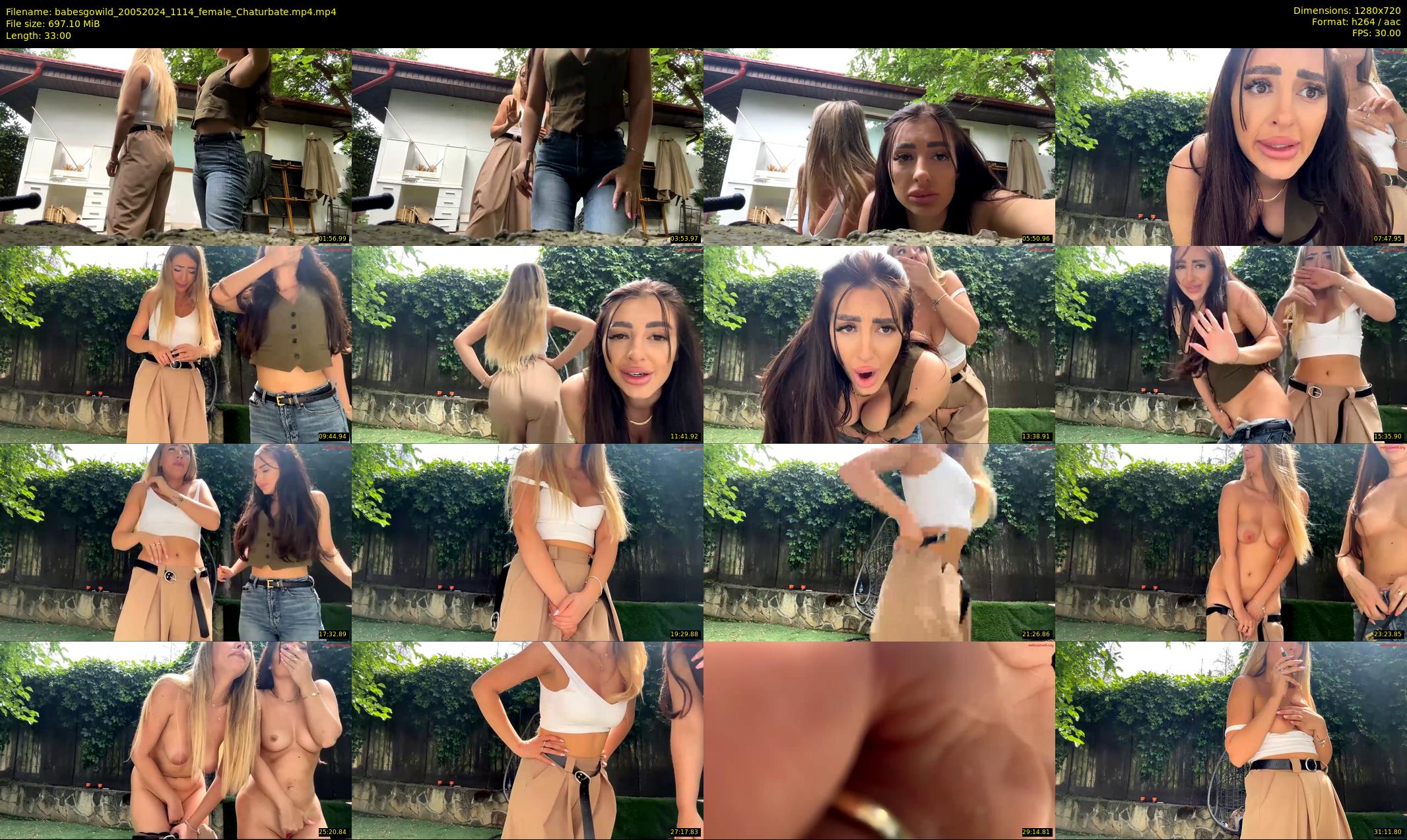 babesgowild — 33 minute Chaturbate couple cam show recording, 720p, May 20, 2024