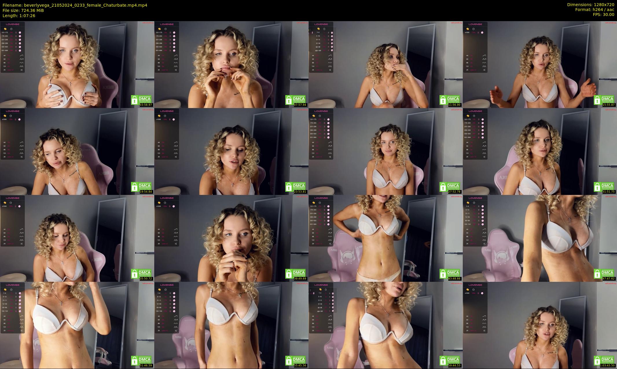 beverlyvega — 68 minute Chaturbate couple cam show recording, 720p, May 21, 2024