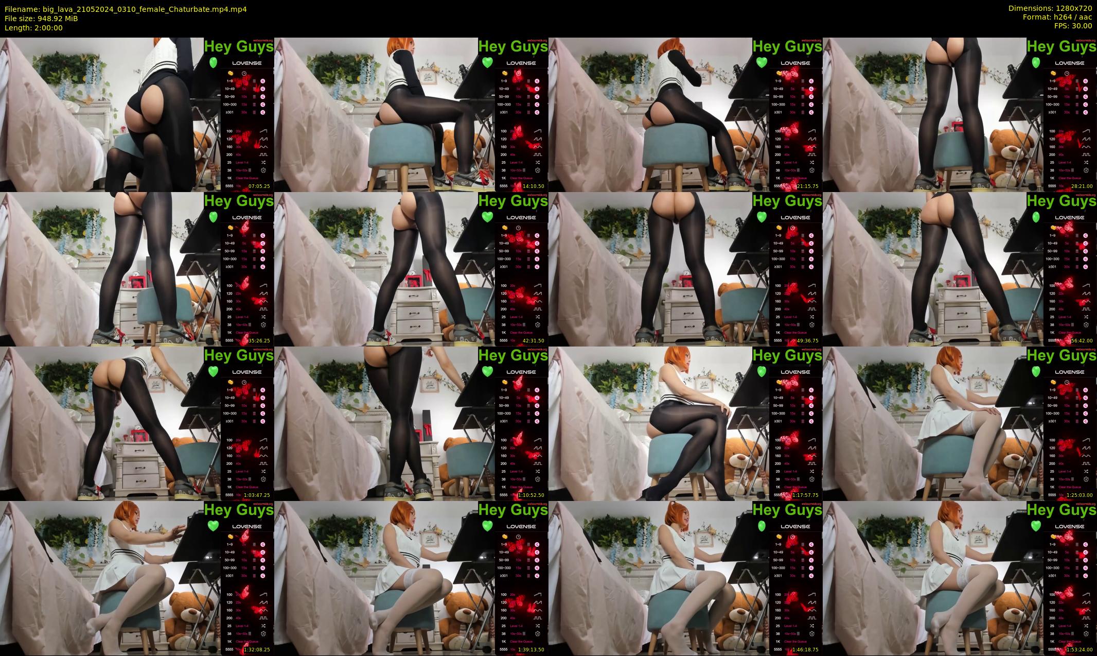 big_lava — 120 minute Chaturbate female cam show recording, 720p, May 21, 2024