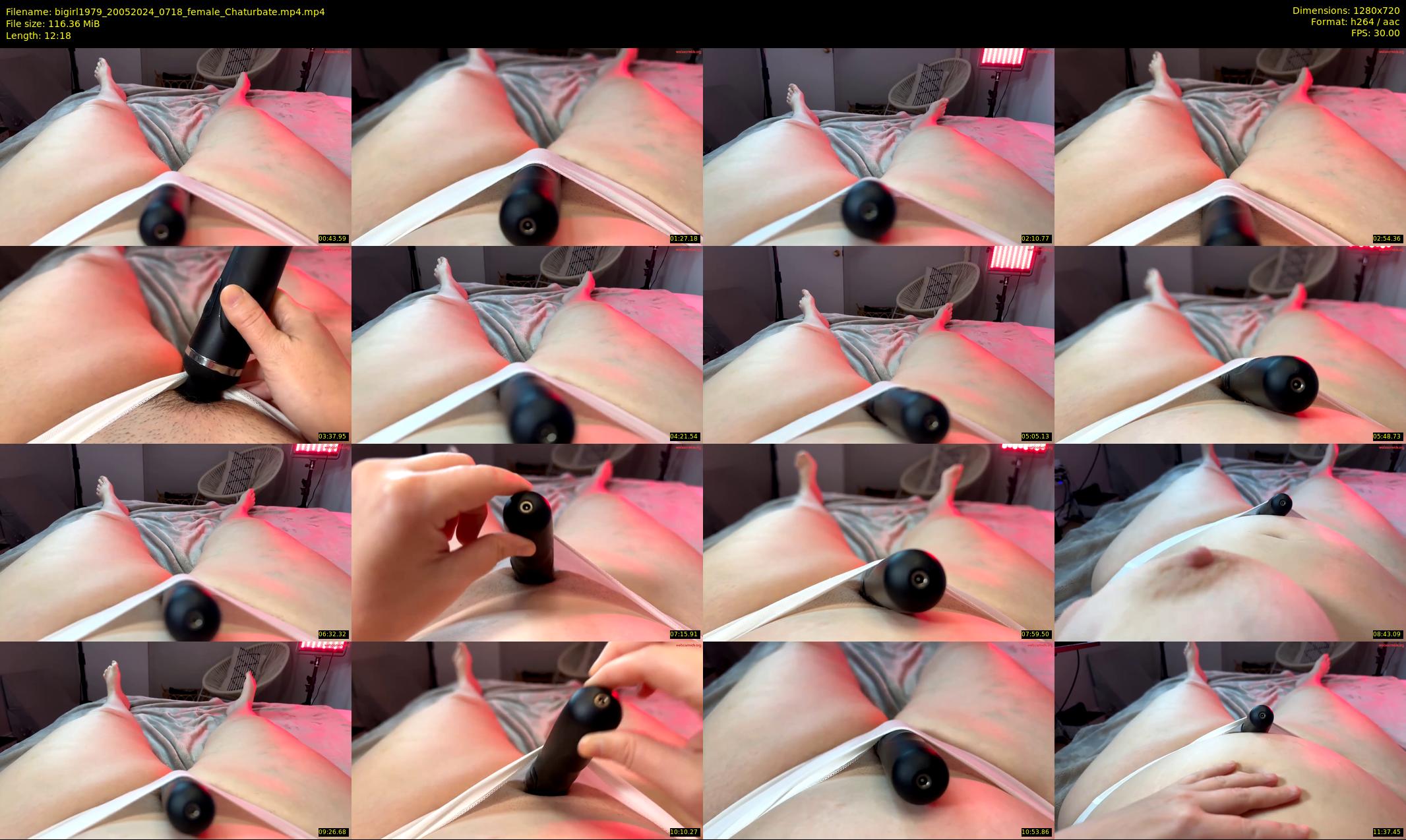 bigirl1979 — 13 minute Chaturbate female cam show recording, 720p, May 20, 2024