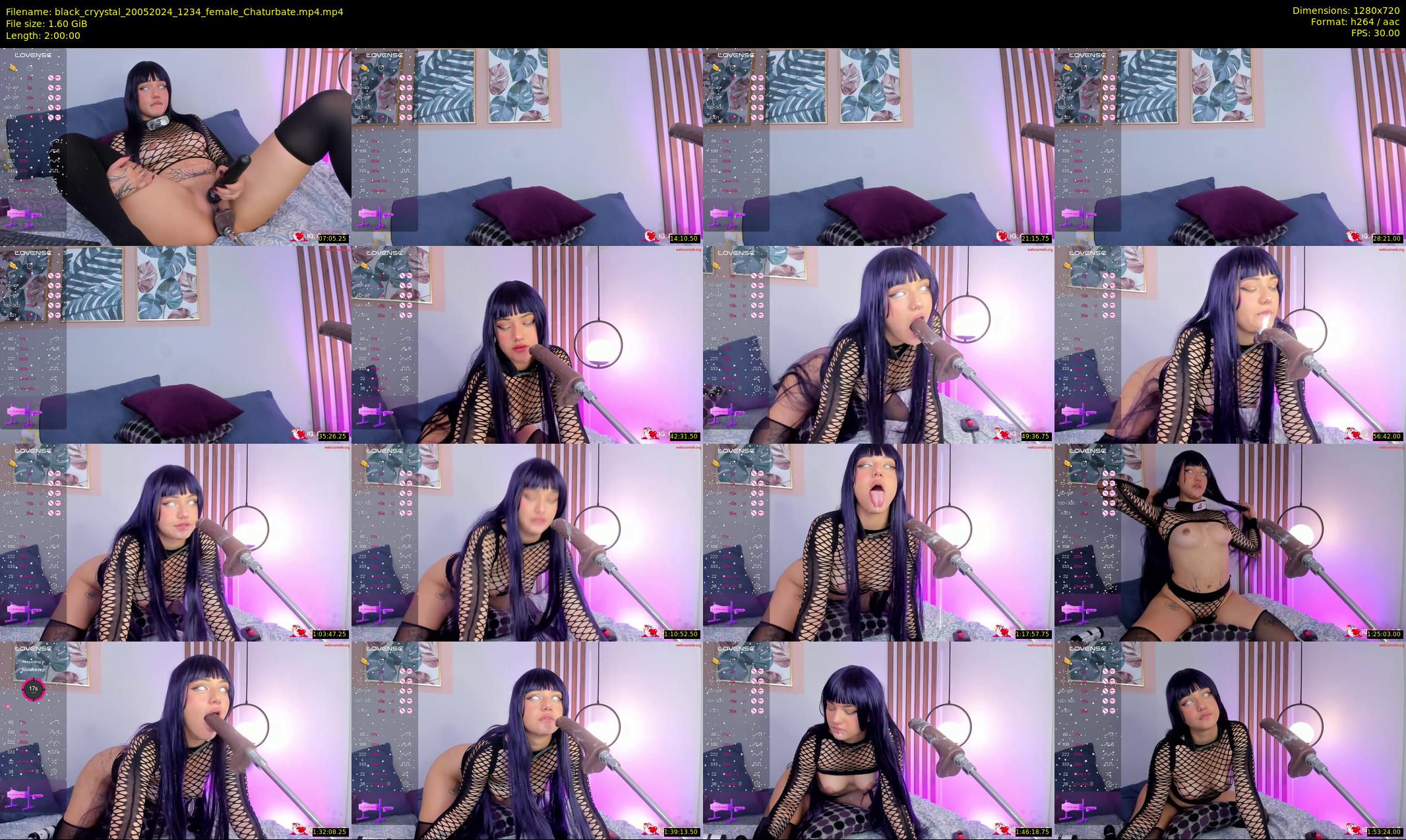 black_cryystal — 120 minute Chaturbate female cam show recording, 720p, May 20, 2024