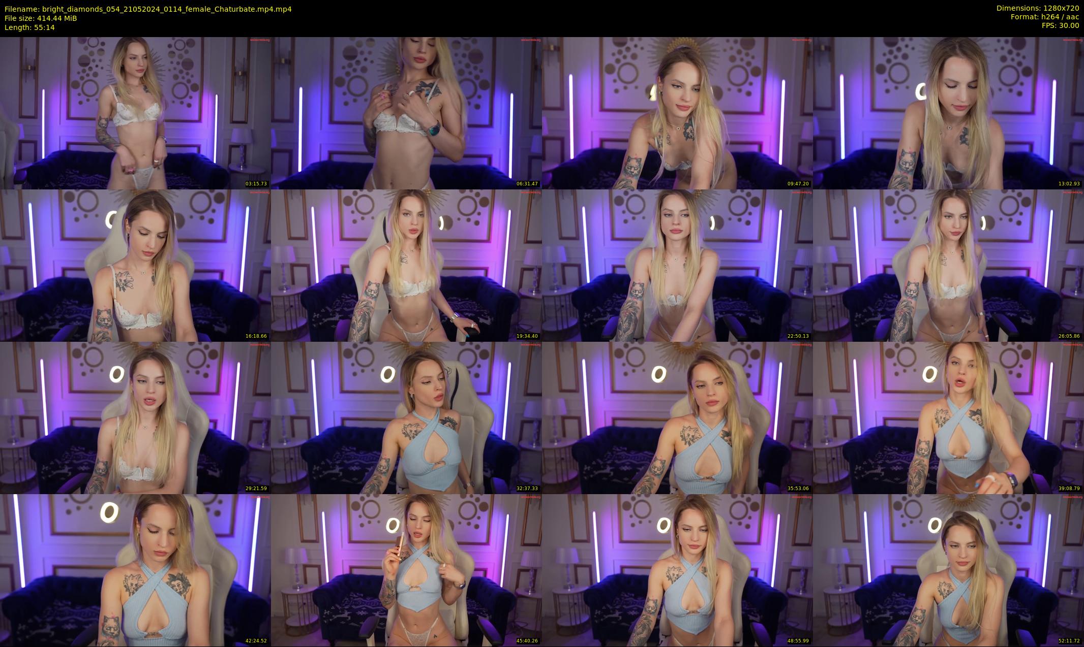 bright_diamonds_054 — 56 minute Chaturbate couple cam show recording, 720p, May 21, 2024