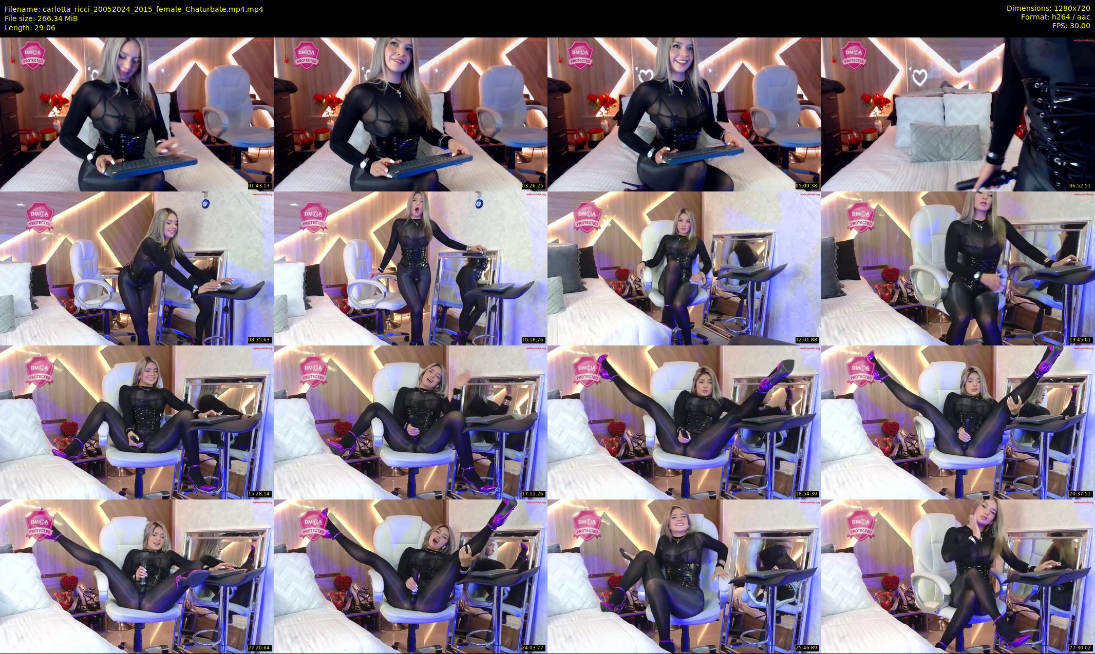 carlotta_ricci — 30 minute Chaturbate female cam show recording, 720p, May 20, 2024