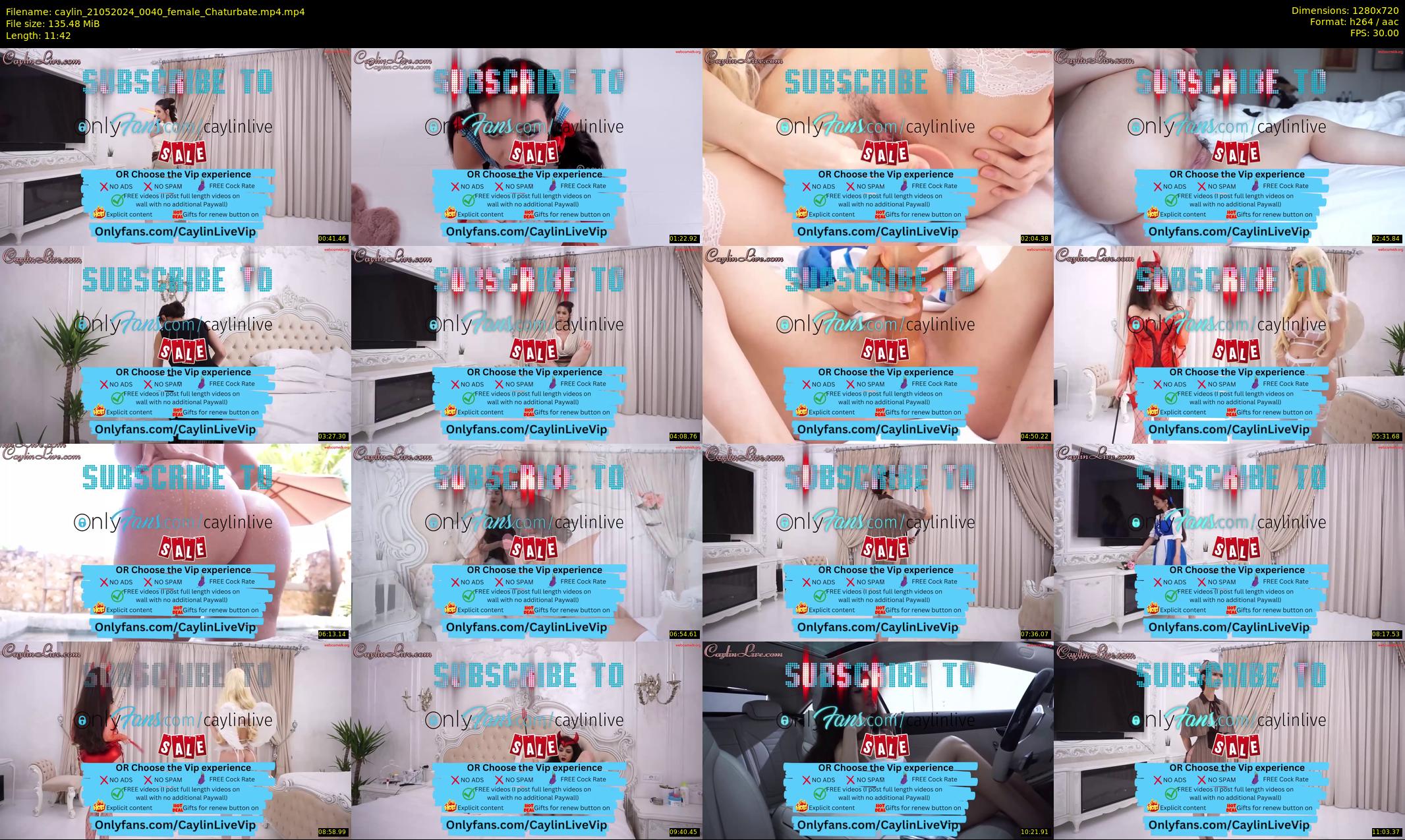 caylin — 12 minute Chaturbate female cam show recording, 720p, May 21, 2024