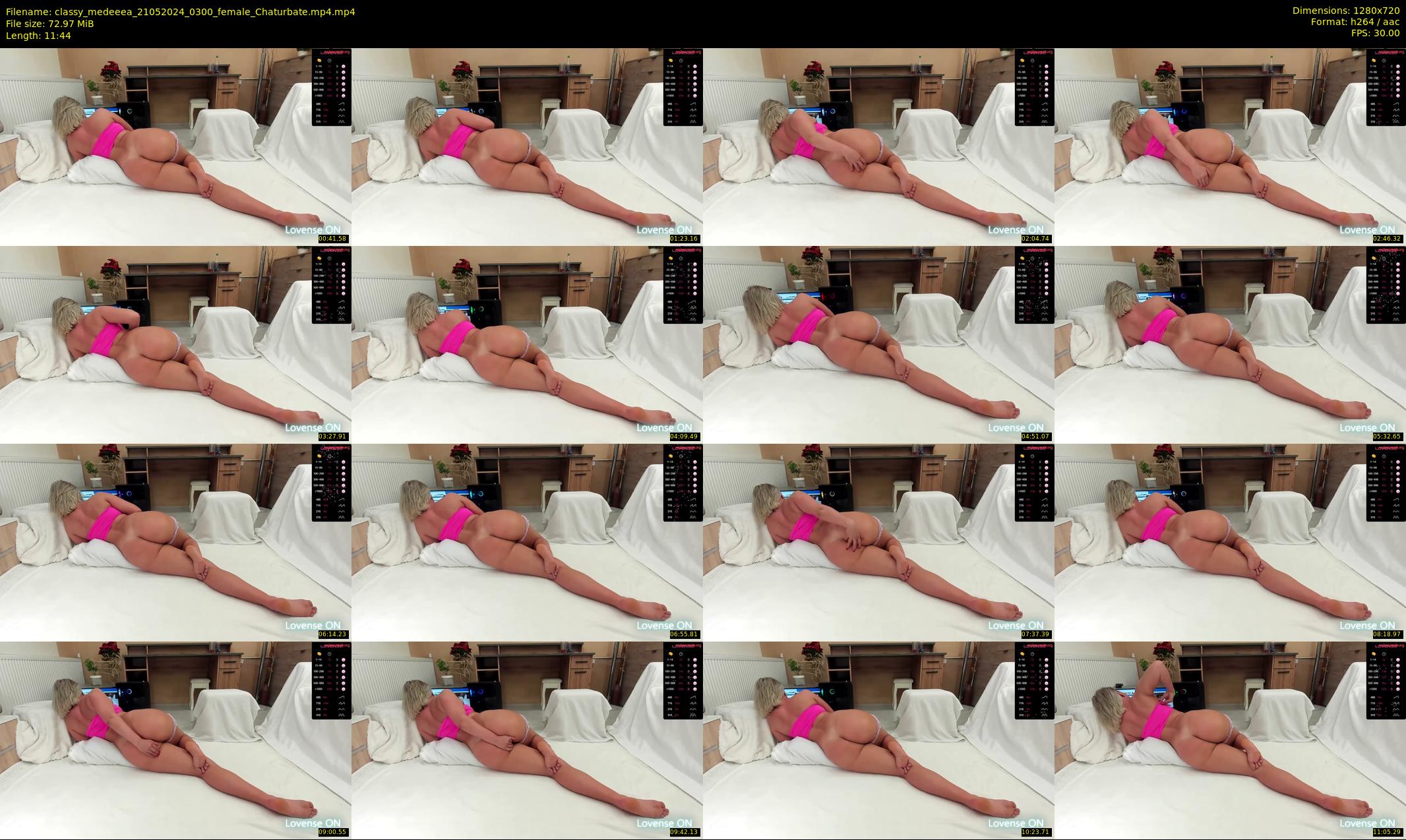 classy_medeeea — 12 minute Chaturbate female cam show recording, 720p, May 21, 2024