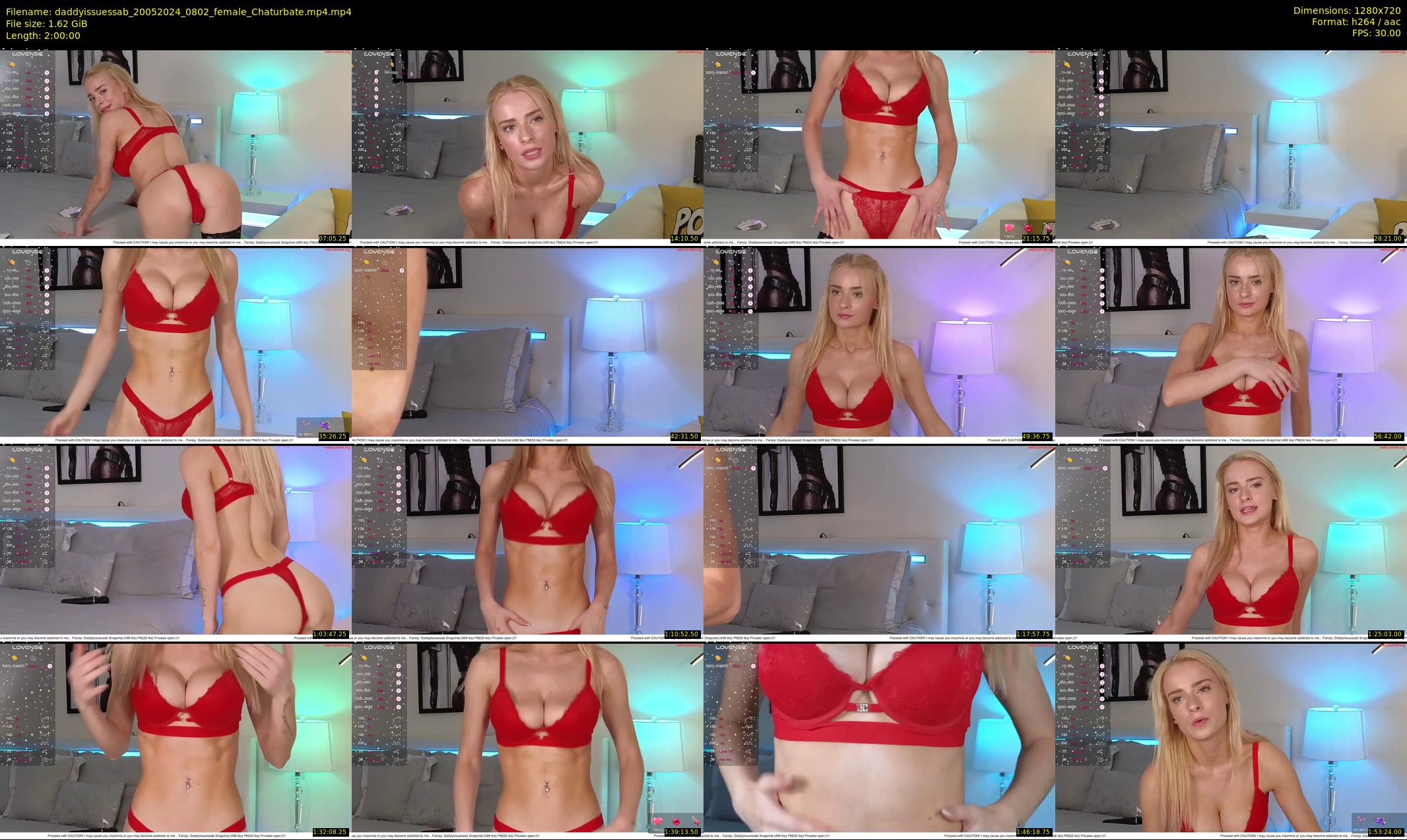 daddyissuessab — 120 minute Chaturbate female cam show recording, 720p, May 20, 2024