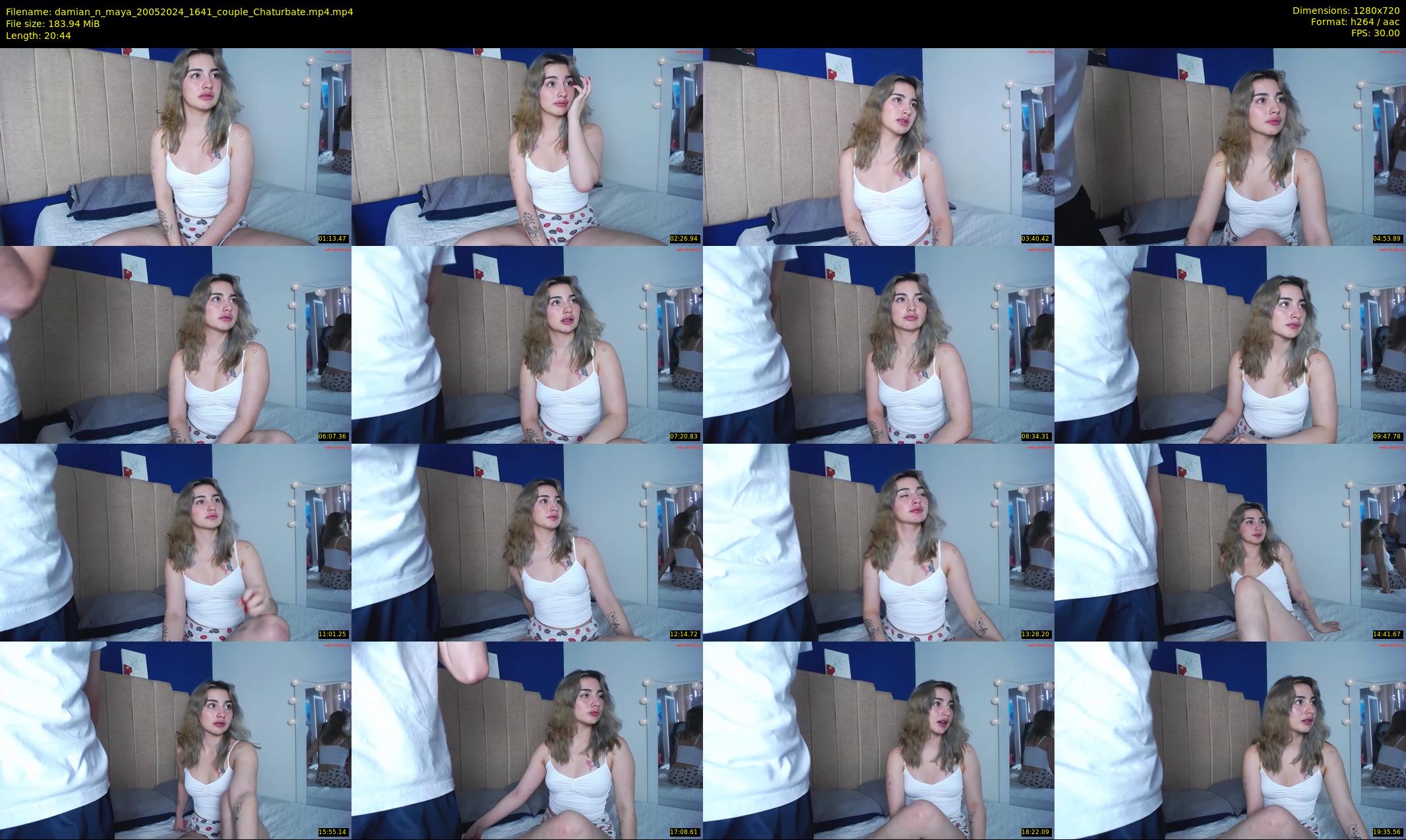 damian_n_maya — 21 minute Chaturbate couple cam show recording, 720p, May 20, 2024