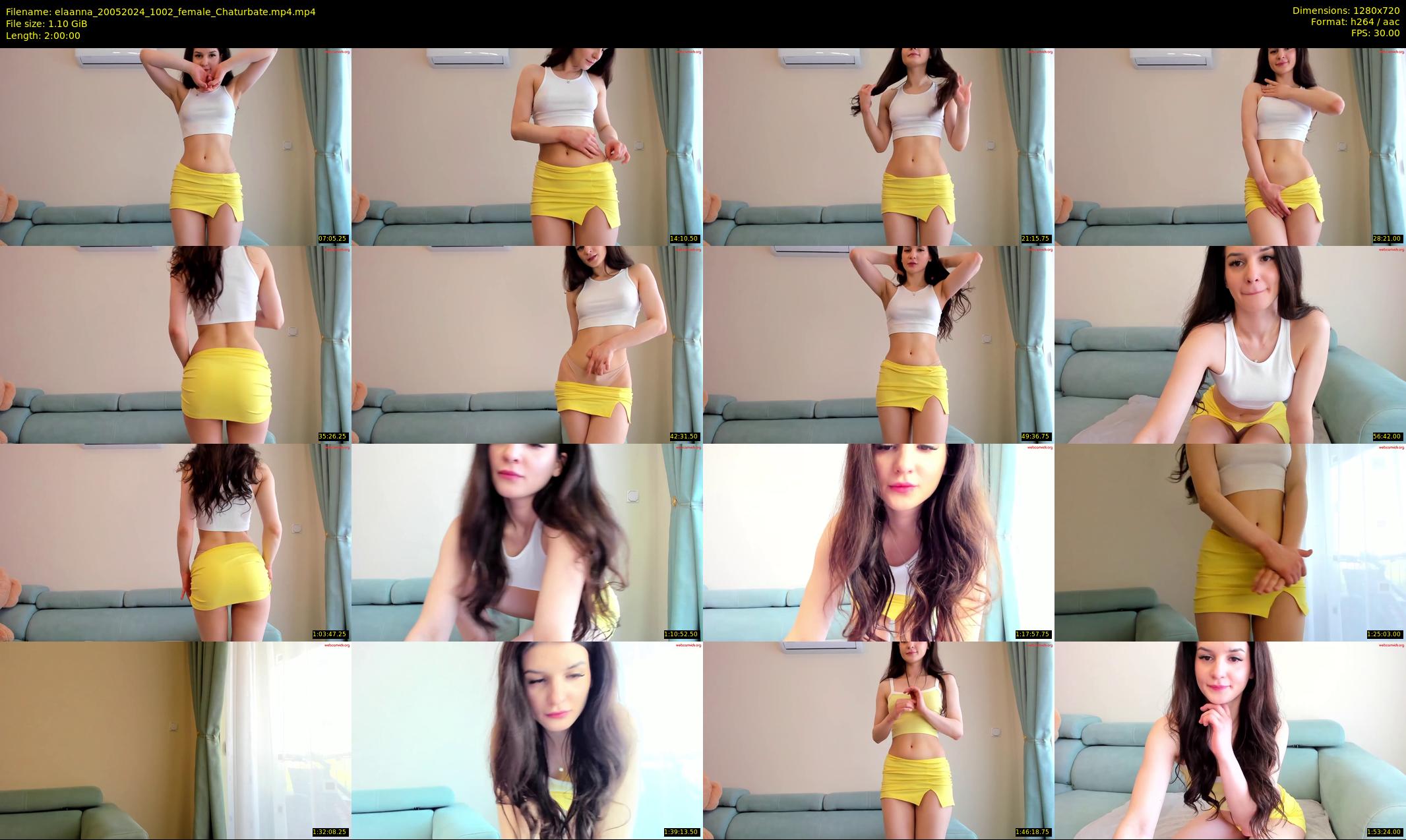 elaanna — 120 minute Chaturbate female cam show recording, 720p, May 20, 2024