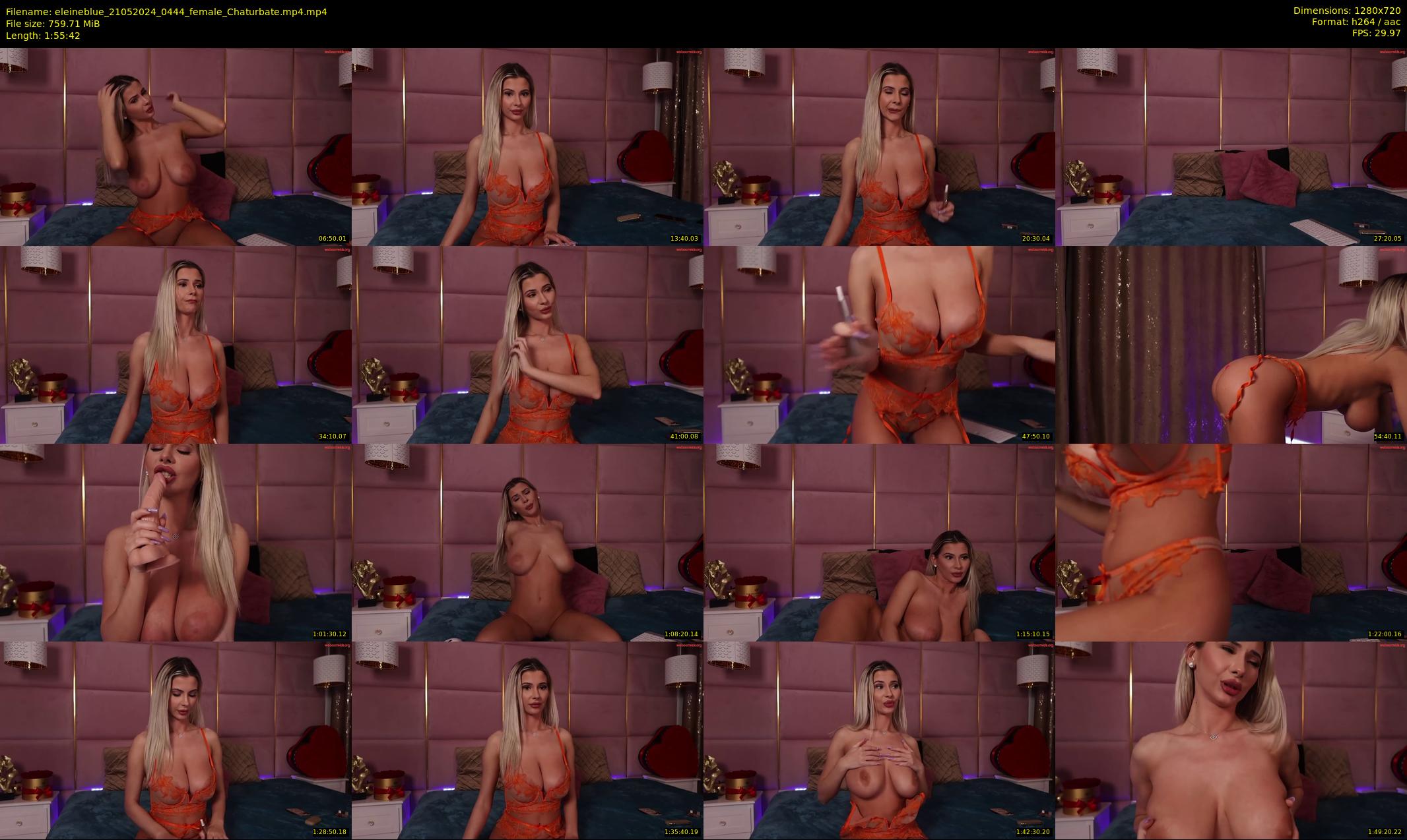 eleineblue — 116 minute Chaturbate female cam show recording, 720p, May 21, 2024