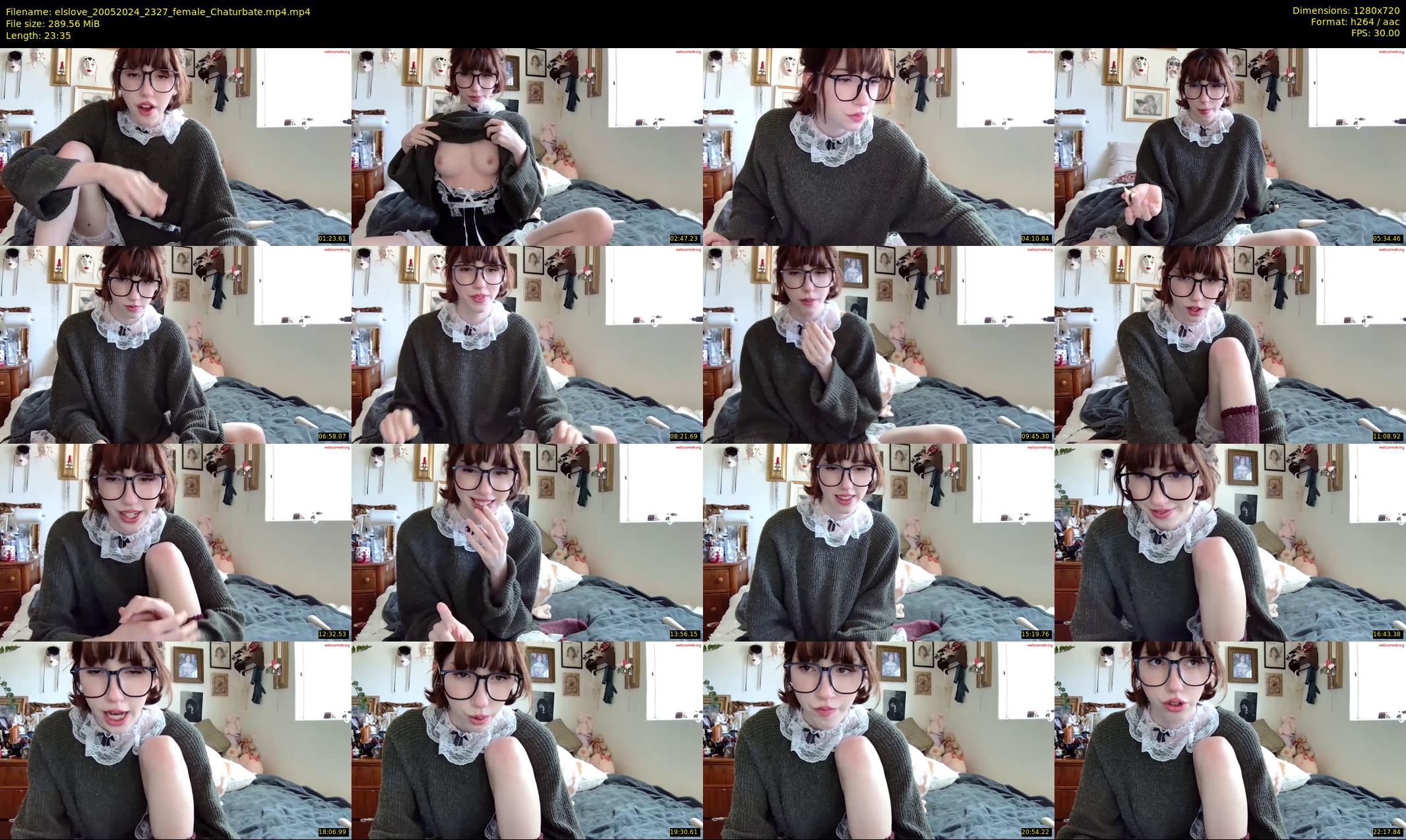 elslove — 24 minute Chaturbate female cam show recording, 720p, May 20, 2024