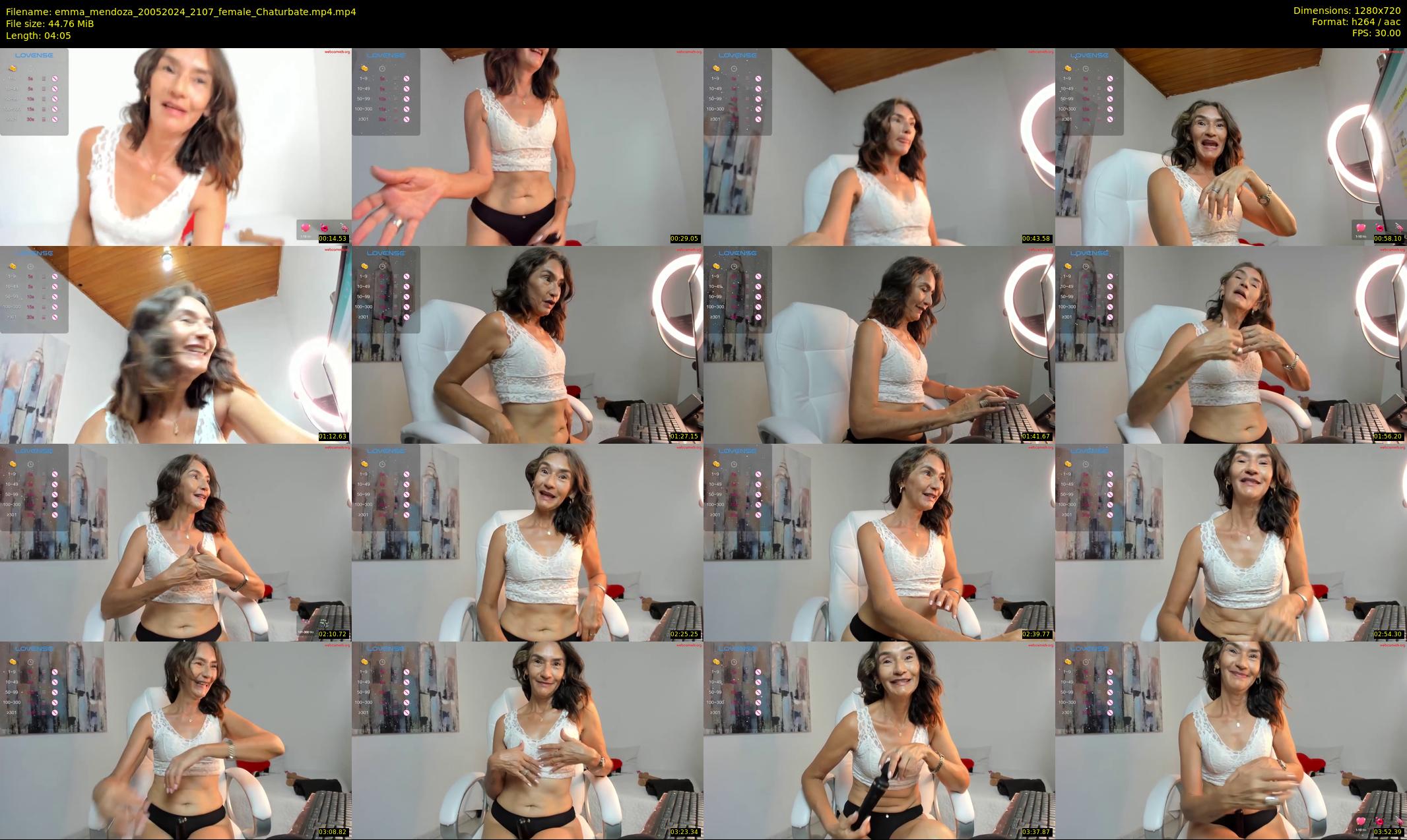 emma_mendoza — 5 minute Chaturbate female cam show recording, 720p, May 20, 2024