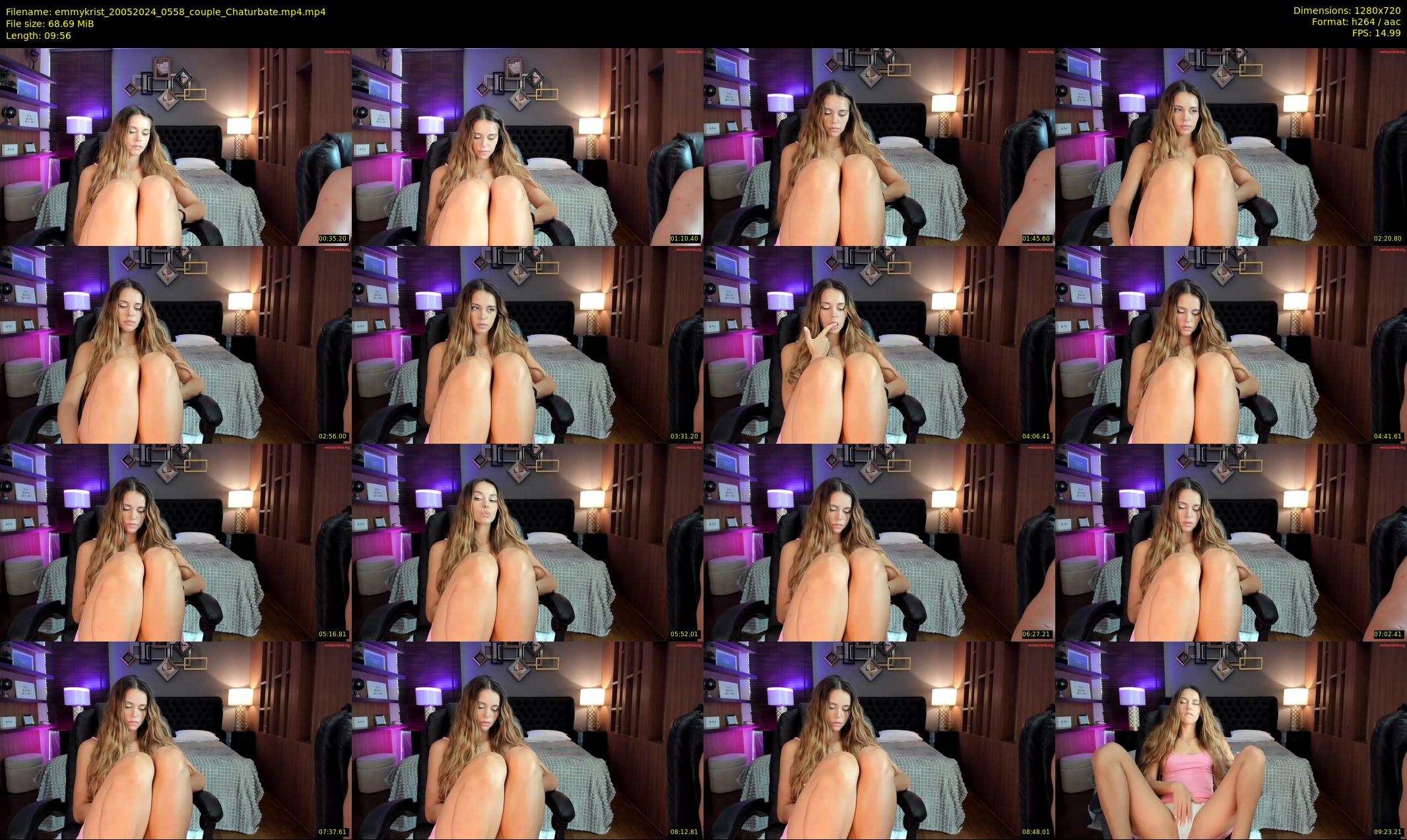 emmykrist — 10 minute Chaturbate couple cam show recording, 720p, May 20, 2024
