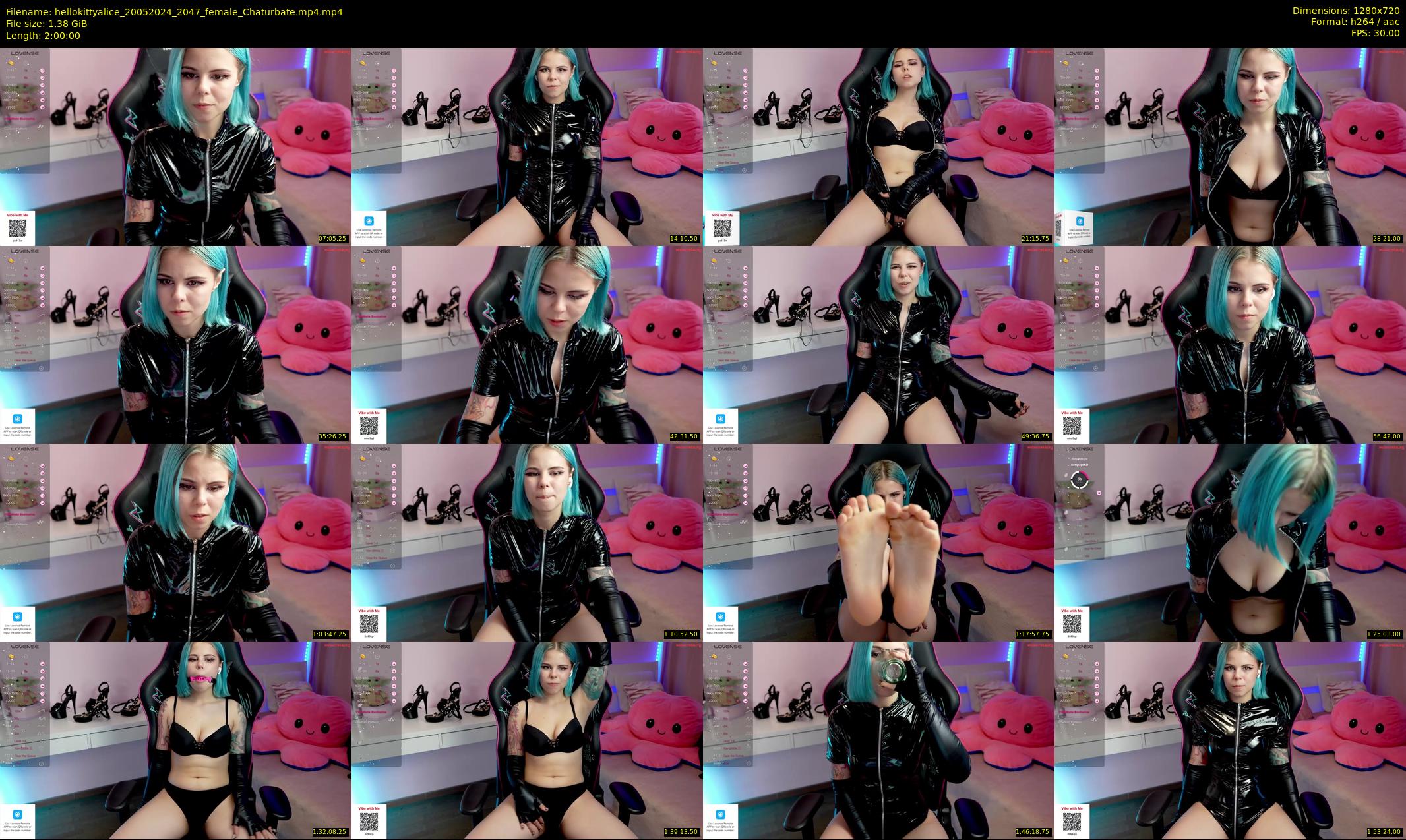 hellokittyalice — 120 minute Chaturbate female cam show recording, 720p, May 20, 2024