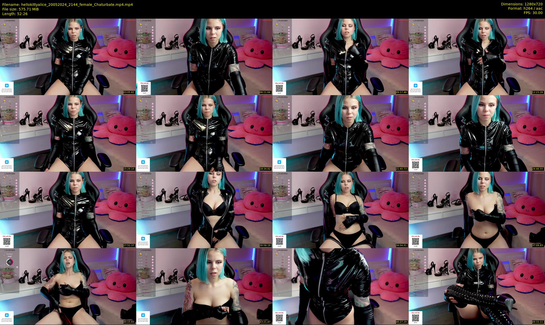 hellokittyalice — 53 minute Chaturbate female cam show recording, 720p, May 20, 2024