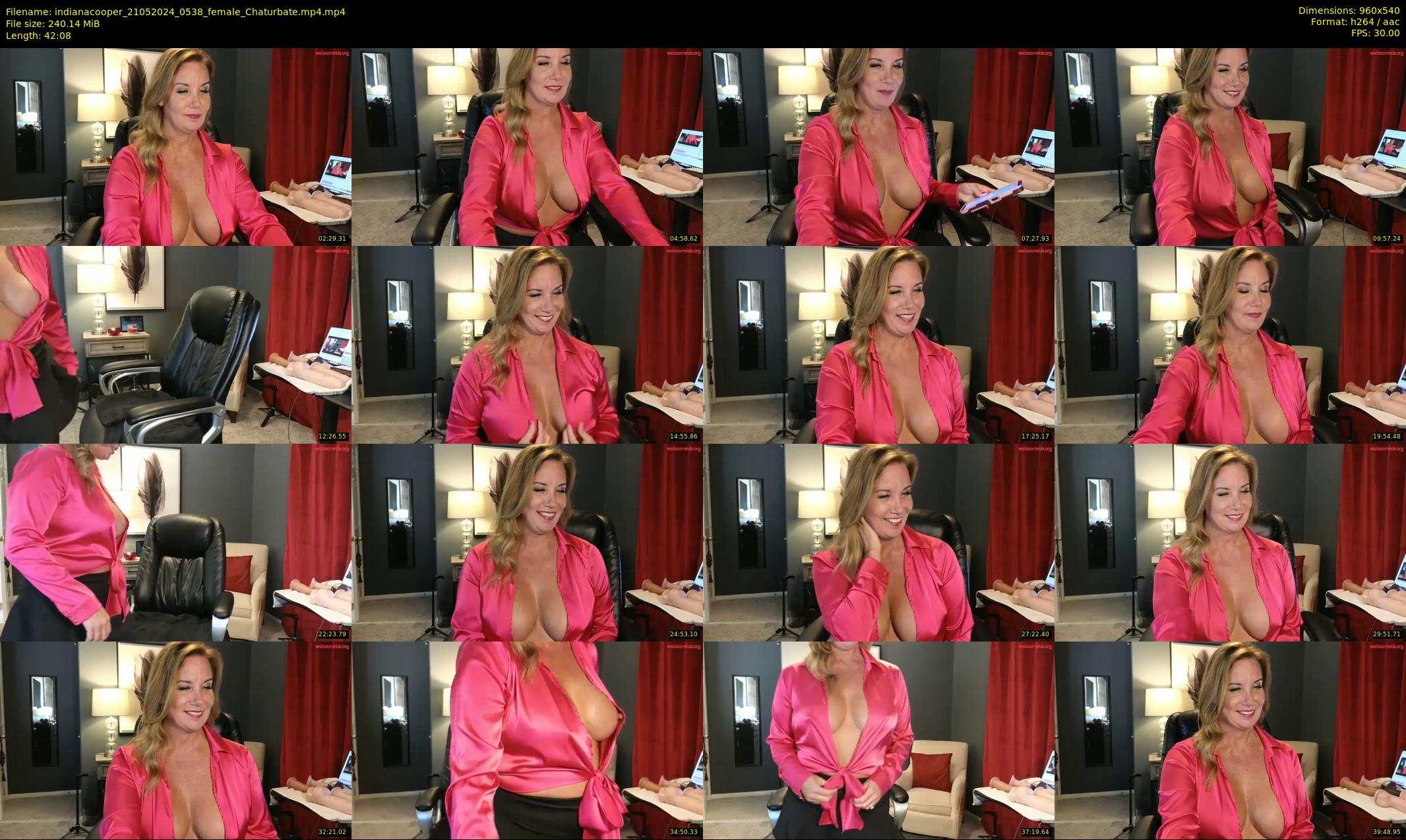 indianacooper — 43 minute Chaturbate female cam show recording, 480p, May 21, 2024