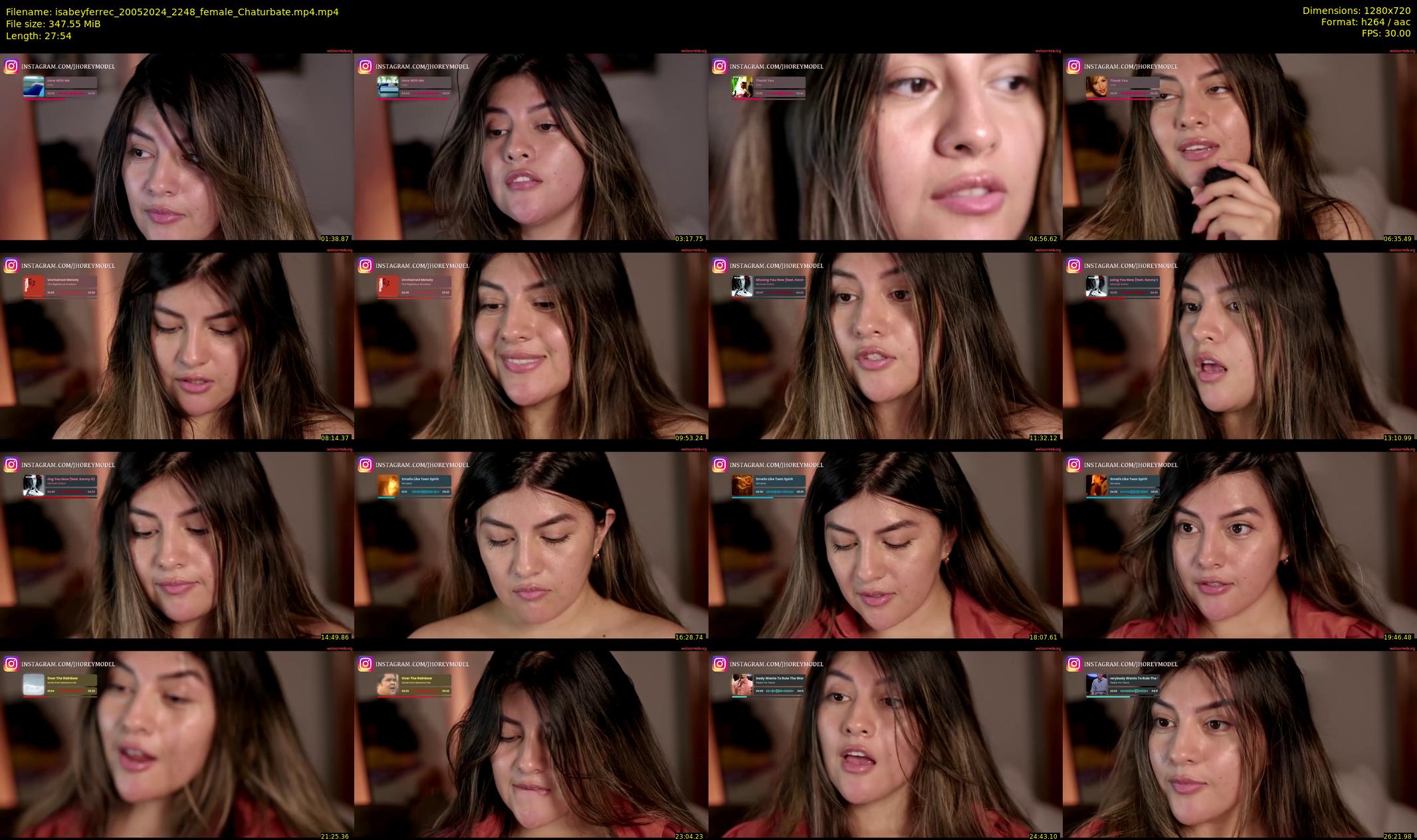 isabeyferrec — 28 minute Chaturbate female cam show recording, 720p, May 20, 2024