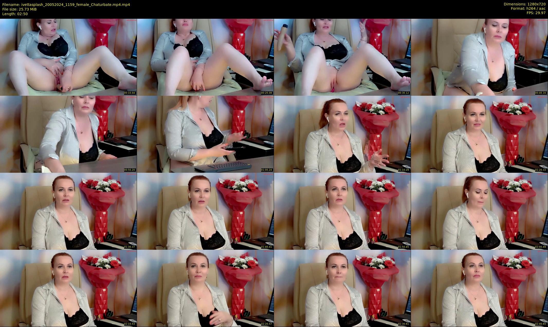 ivettasplash — 3 minute Chaturbate female cam show recording, 720p, May 20, 2024