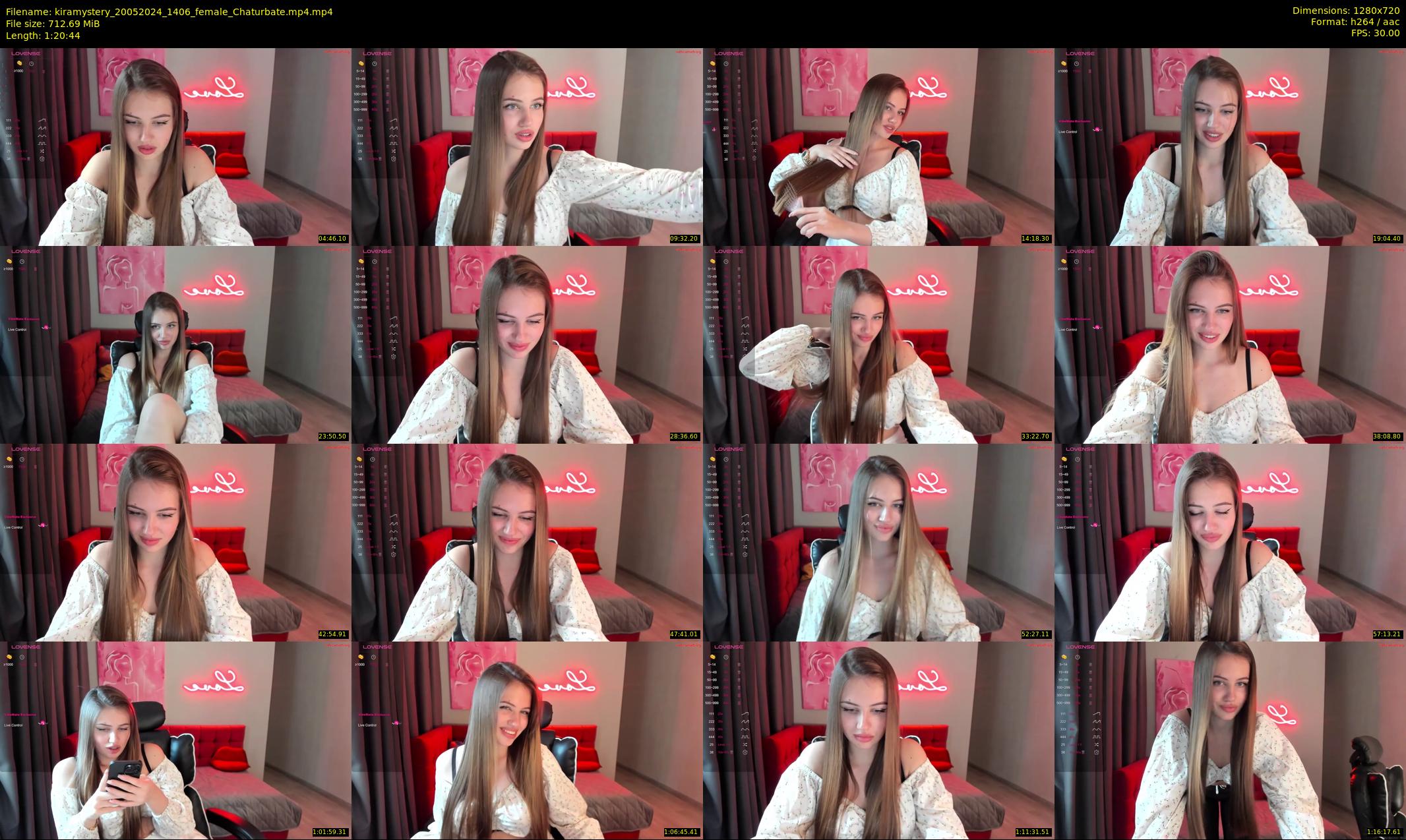 kiramystery — 81 minute Chaturbate female cam show recording, 720p, May 20, 2024