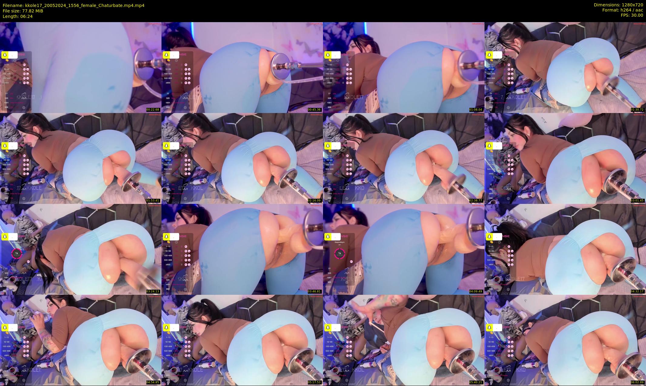 kkole17 — 7 minute Chaturbate female cam show recording, 720p, May 20, 2024