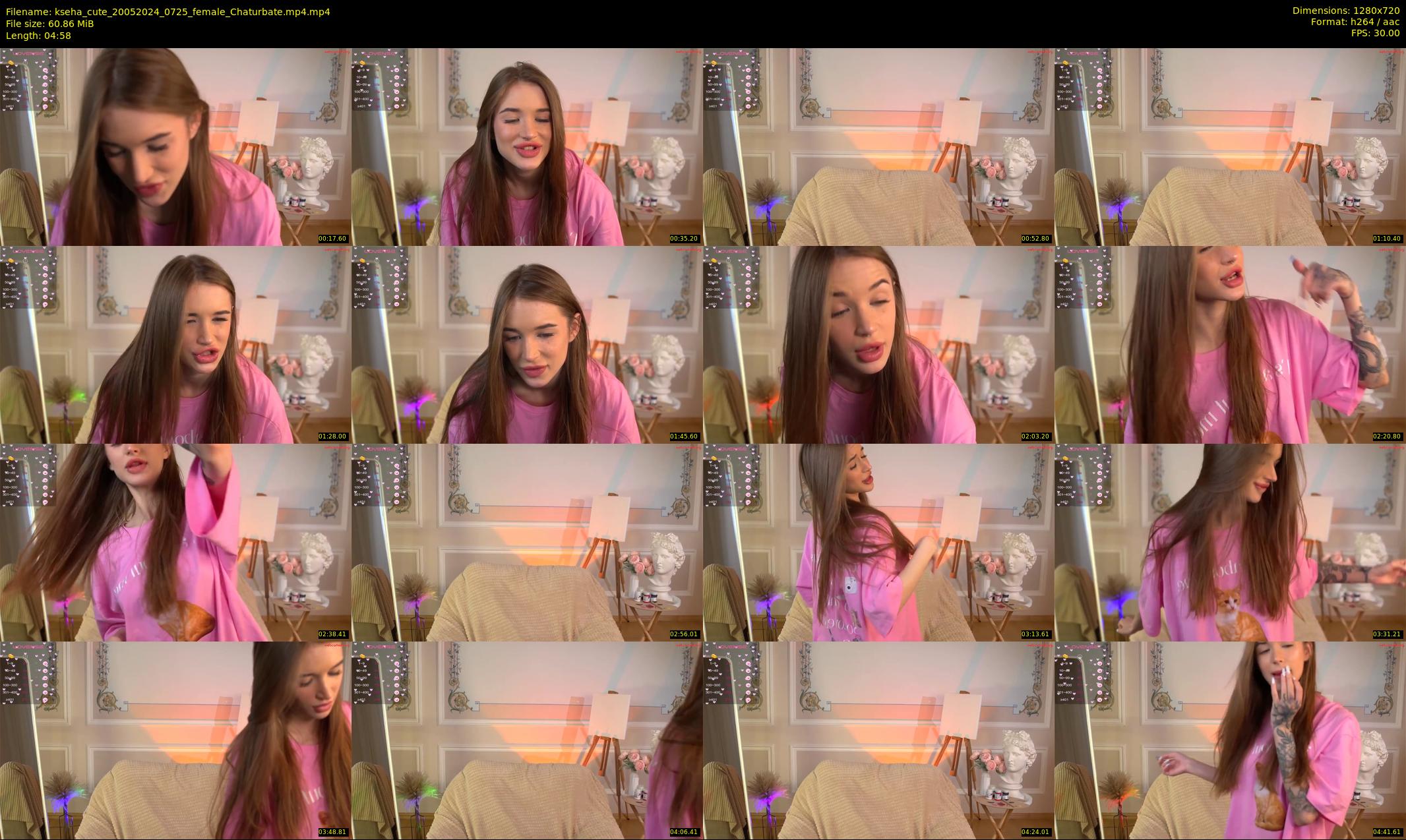 kseha_cute — 5 minute Chaturbate female cam show recording, 720p, May 20, 2024