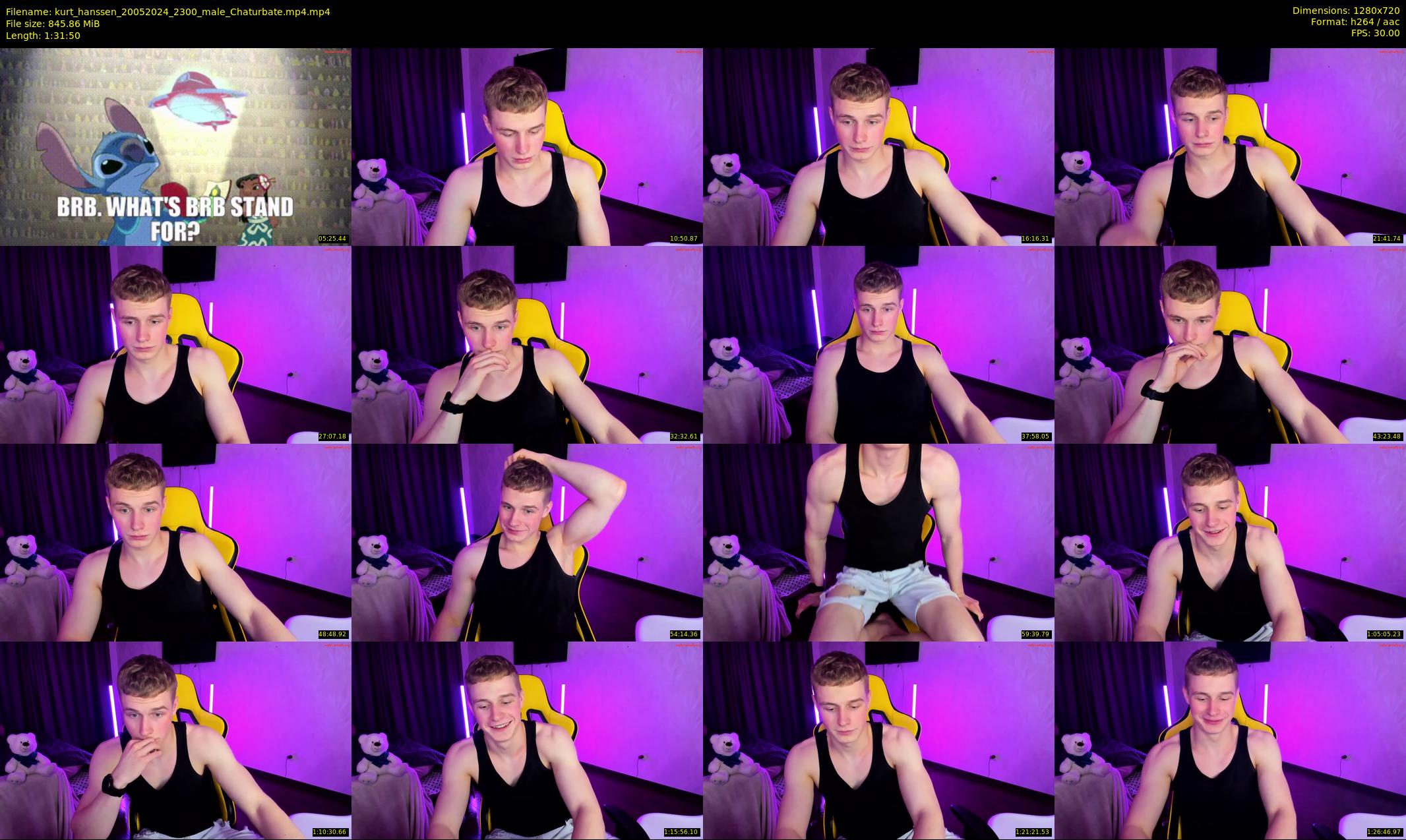 kurt_hanssen — 92 minute Chaturbate male cam show recording, 720p, May 20, 2024